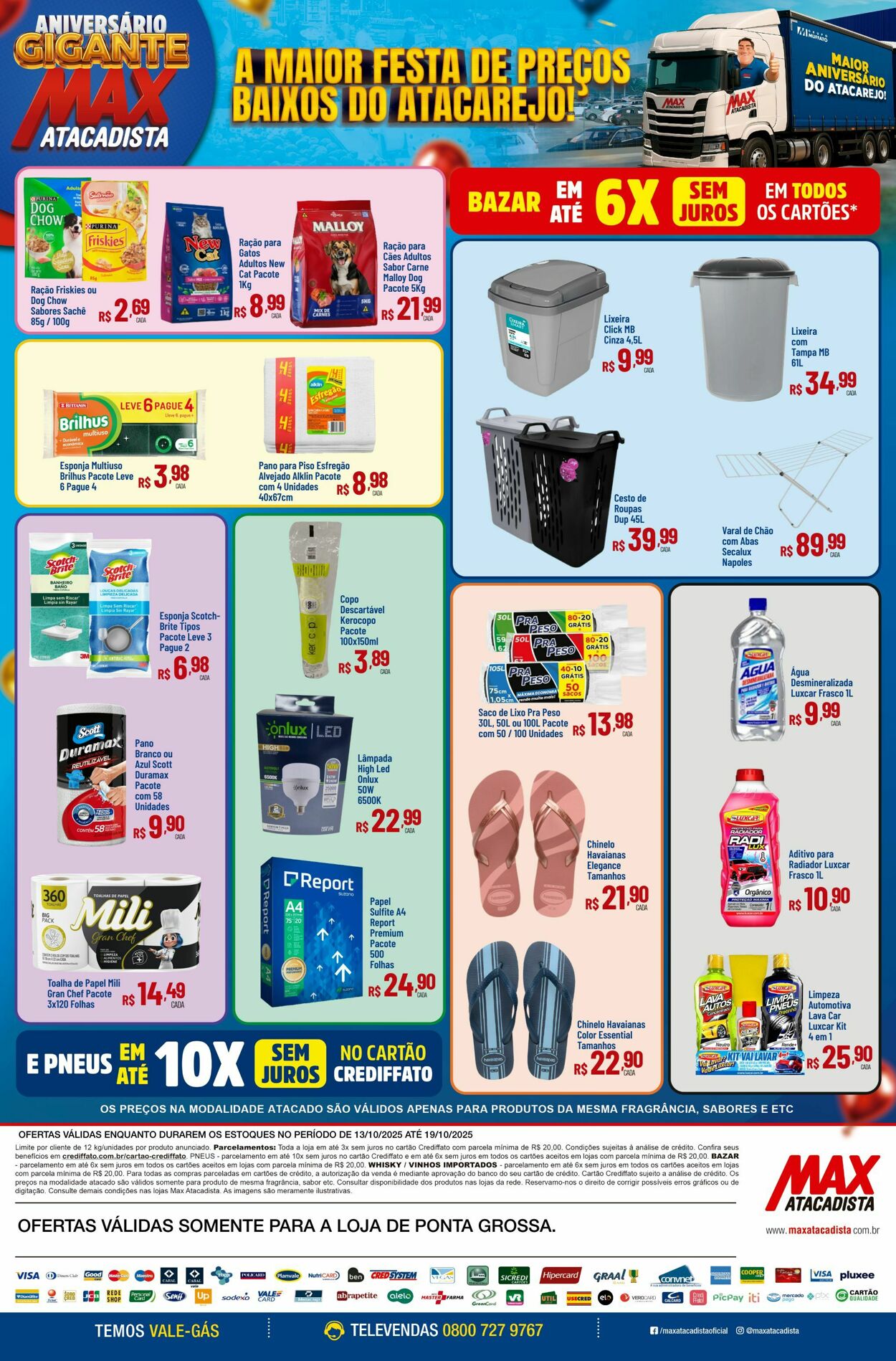Folheto Max Atacadista 13.10.2025 - 18.10.2025