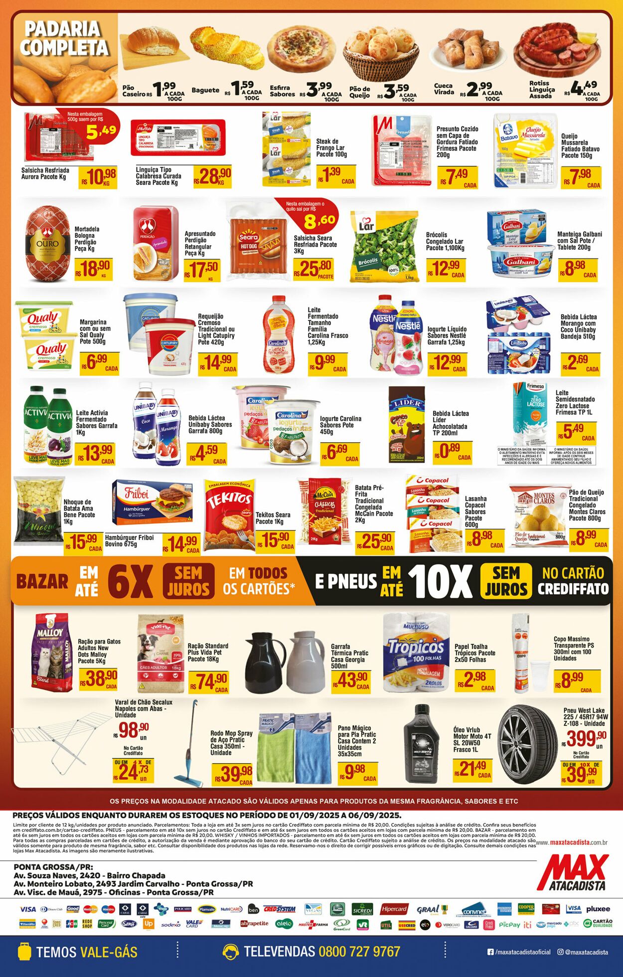 Folheto Max Atacadista 01.09.2025 - 06.09.2025