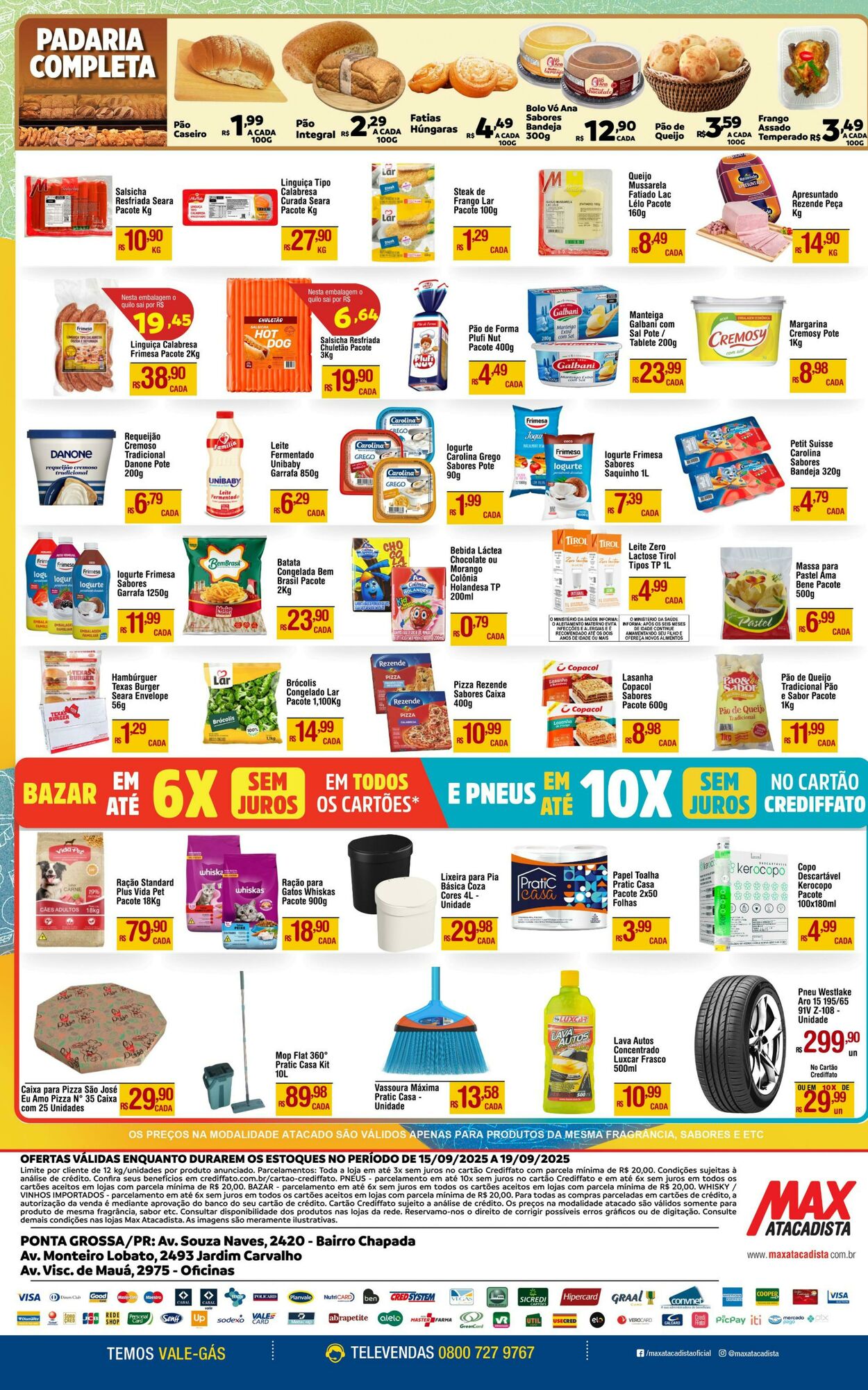 Folheto Max Atacadista 15.09.2025 - 20.09.2025