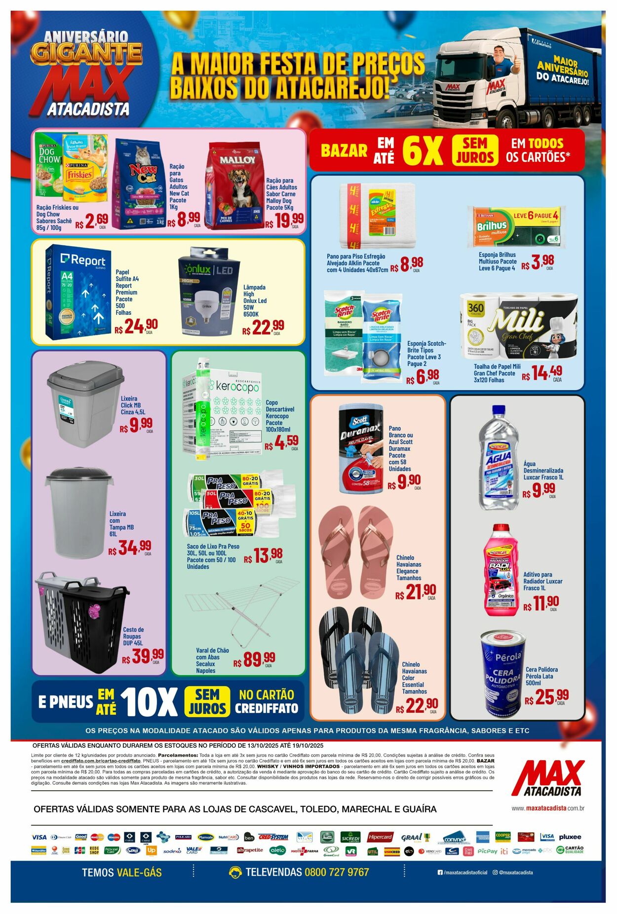 Folheto Max Atacadista 13.10.2025 - 18.10.2025