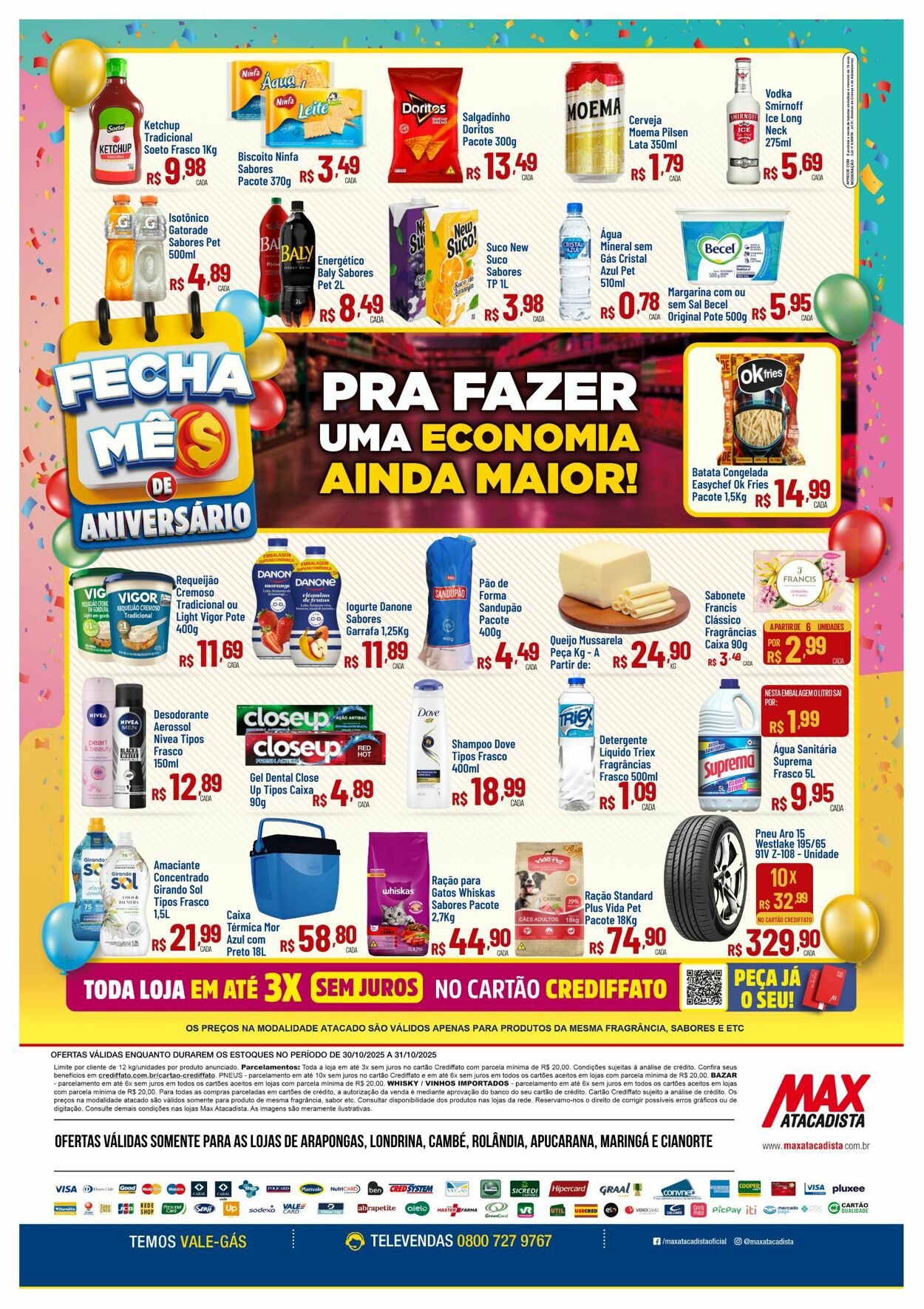 Folheto Max Atacadista 27.10.2025 - 01.11.2025