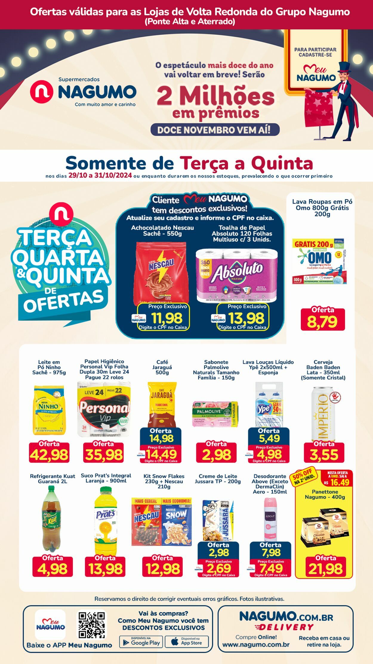 Nagumo Folhetos promocionais