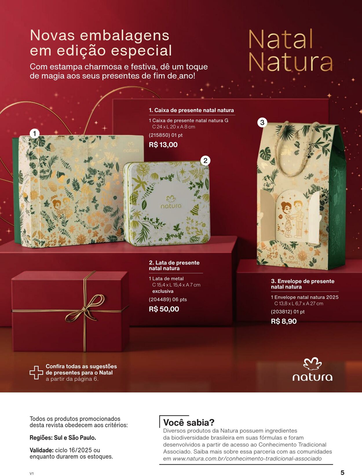 Folheto Natura 01.10.2025 - 29.10.2025