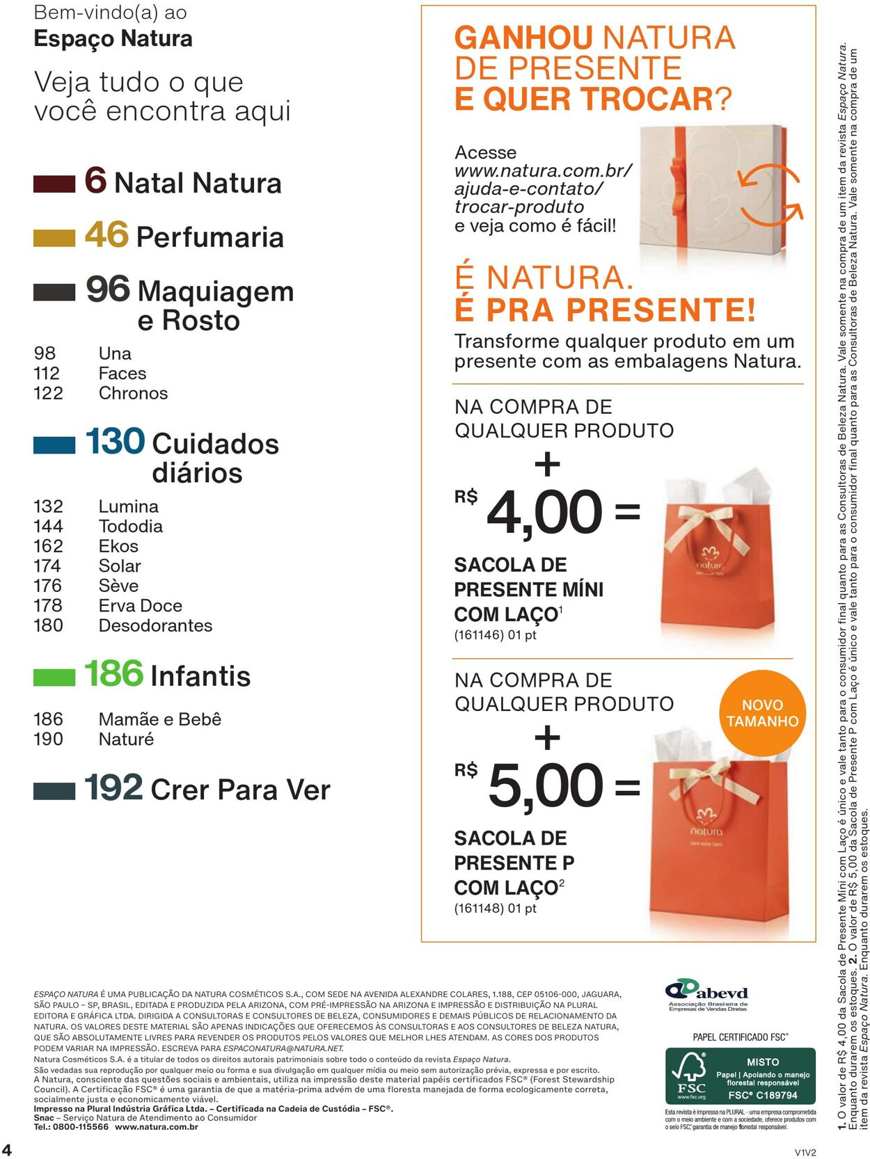 Folheto Natura 01.10.2025 - 29.10.2025