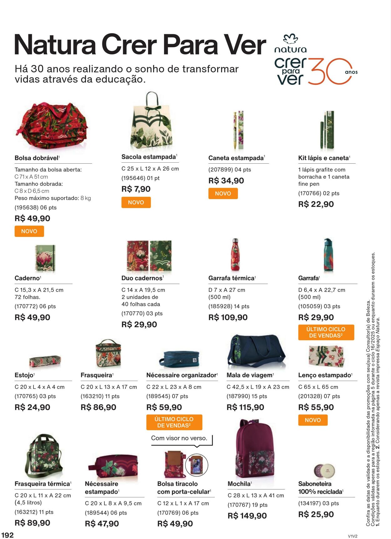 Folheto Natura 01.10.2025 - 29.10.2025