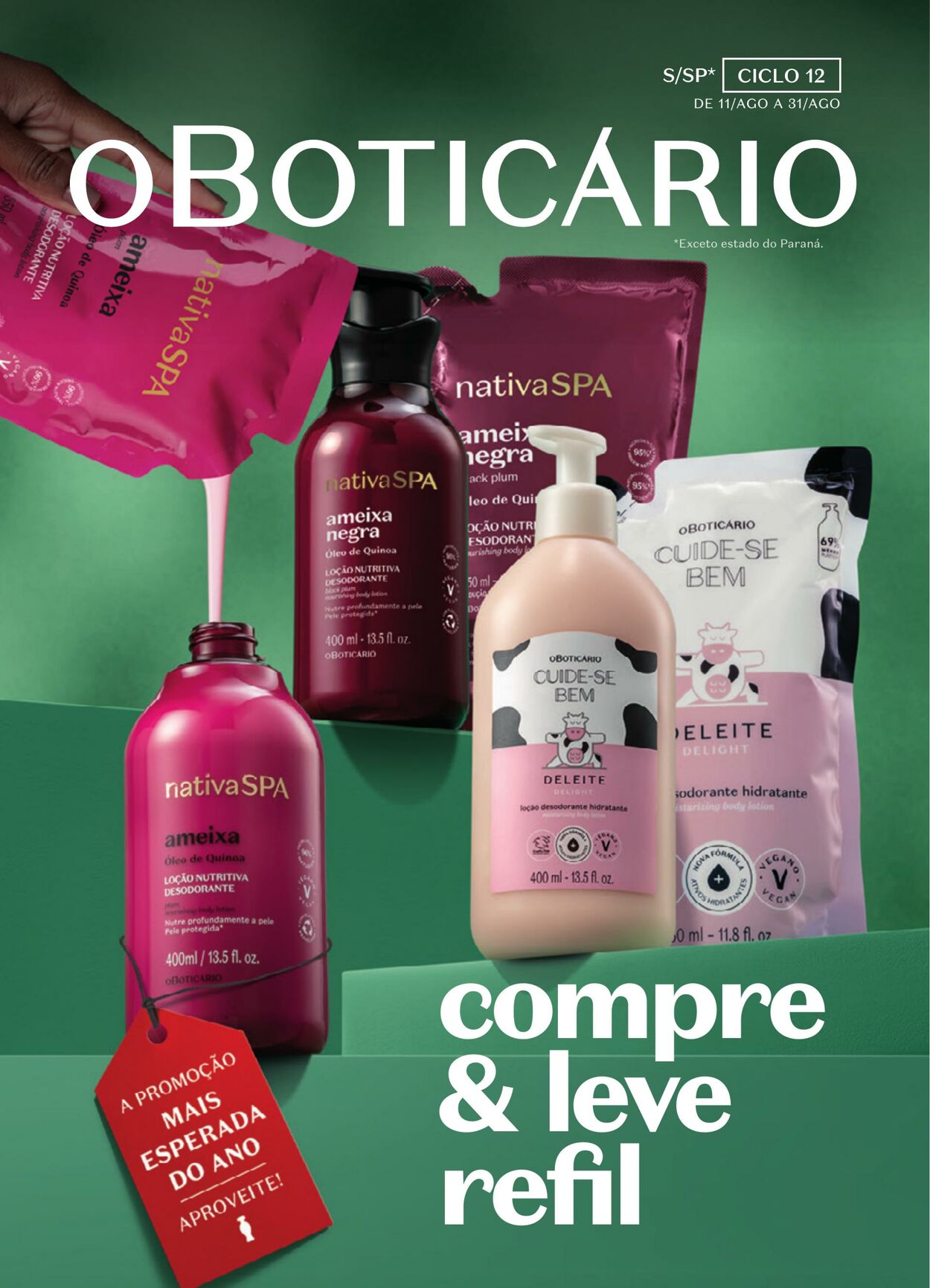 Folheto O Boticario 11.08.2025 - 01.09.2025