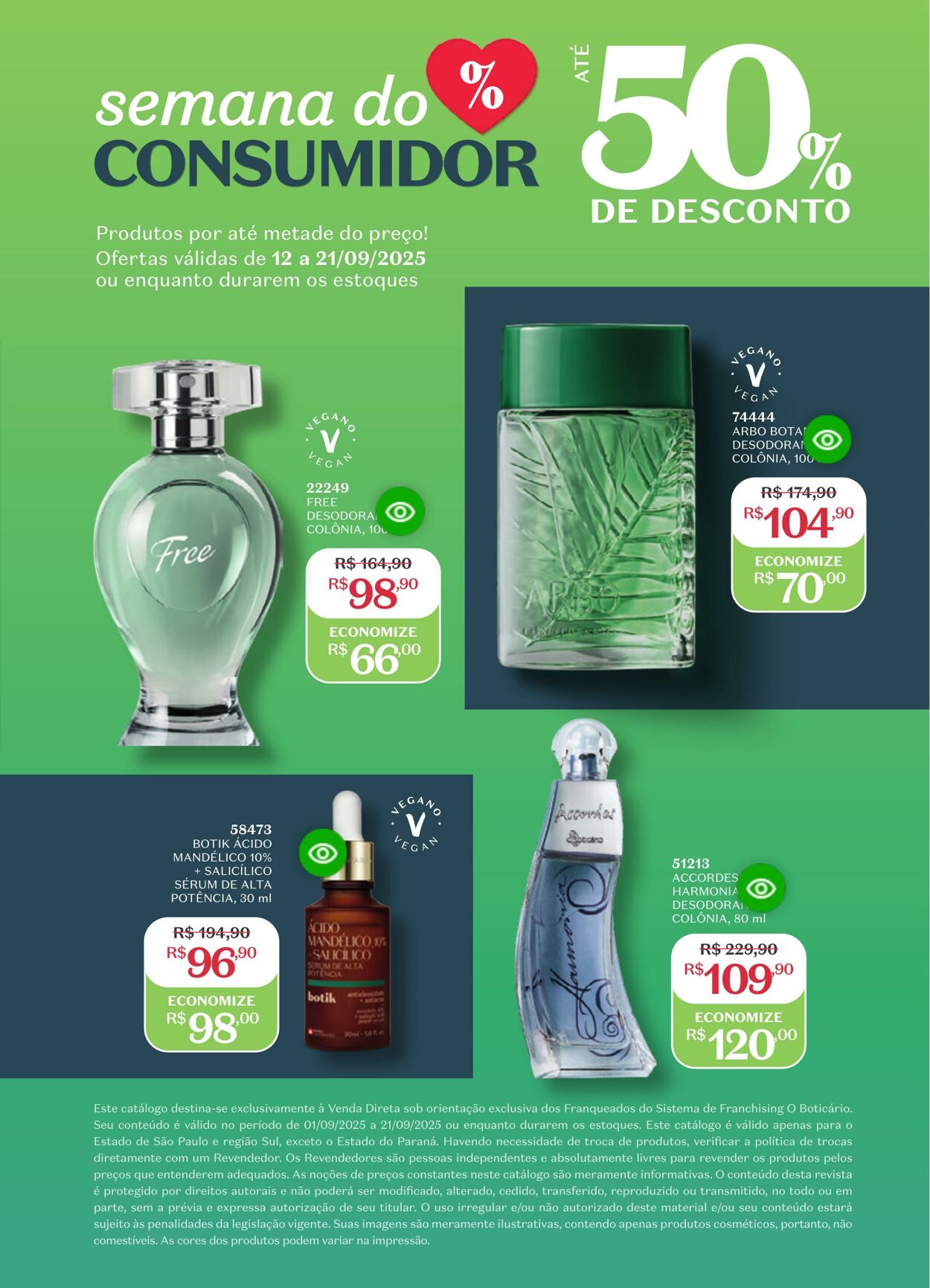 Folheto O Boticario 01.09.2025 - 22.09.2025
