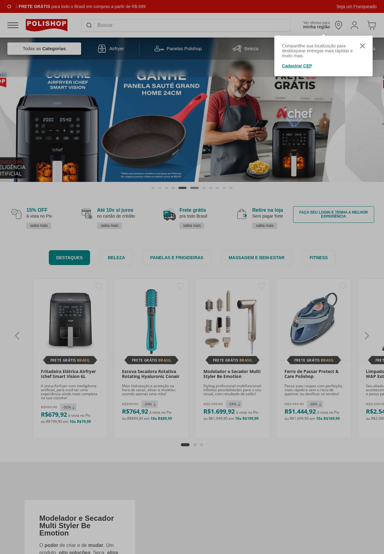 Folheto Polishop 28.07.2025 - 06.08.2025