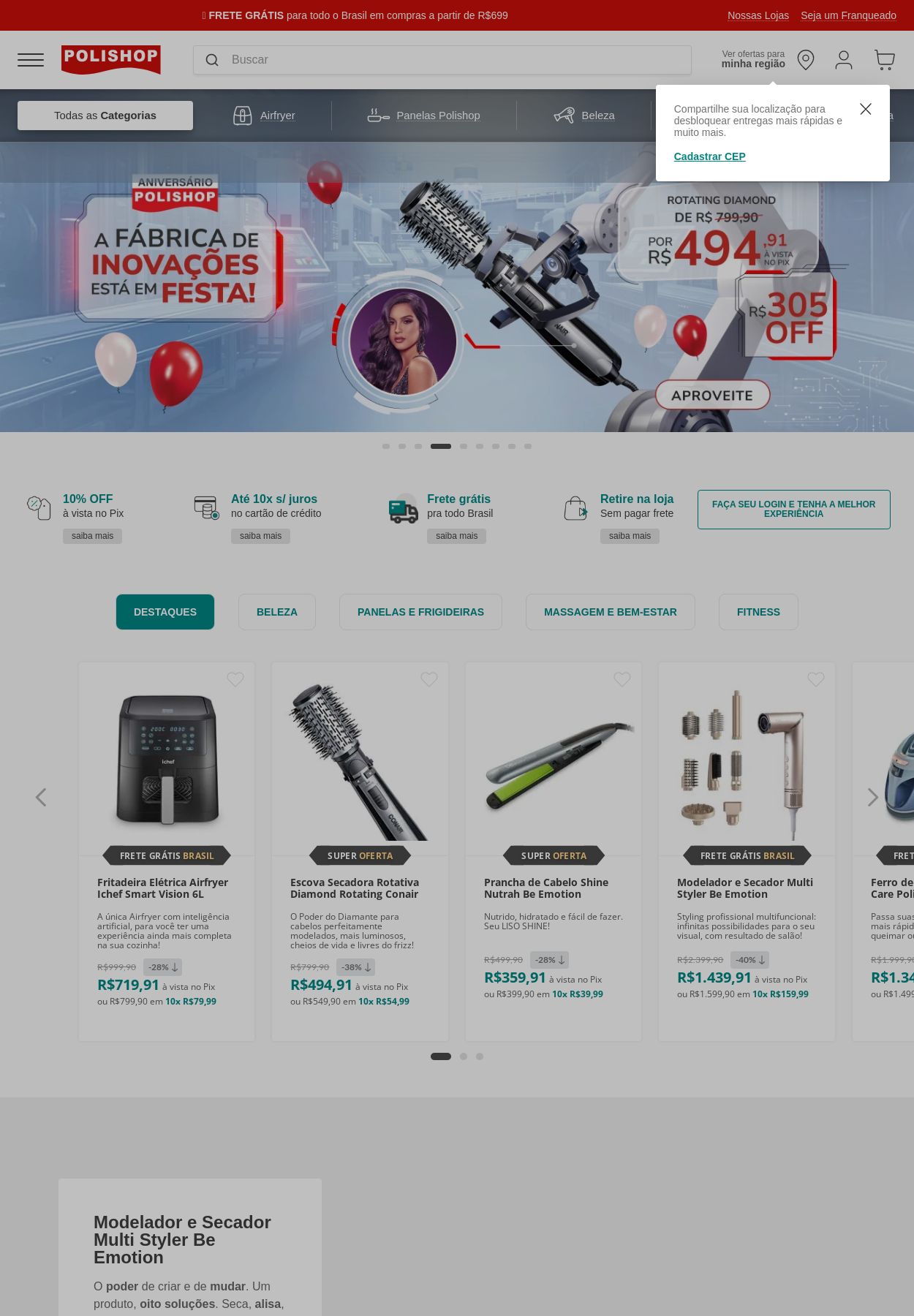 Folheto Polishop 29.09.2025 - 08.10.2025
