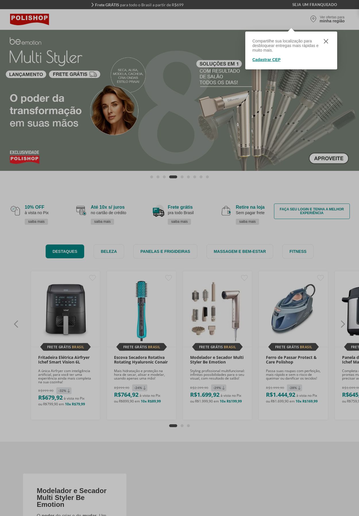 Folheto Polishop 07.07.2025 - 16.07.2025