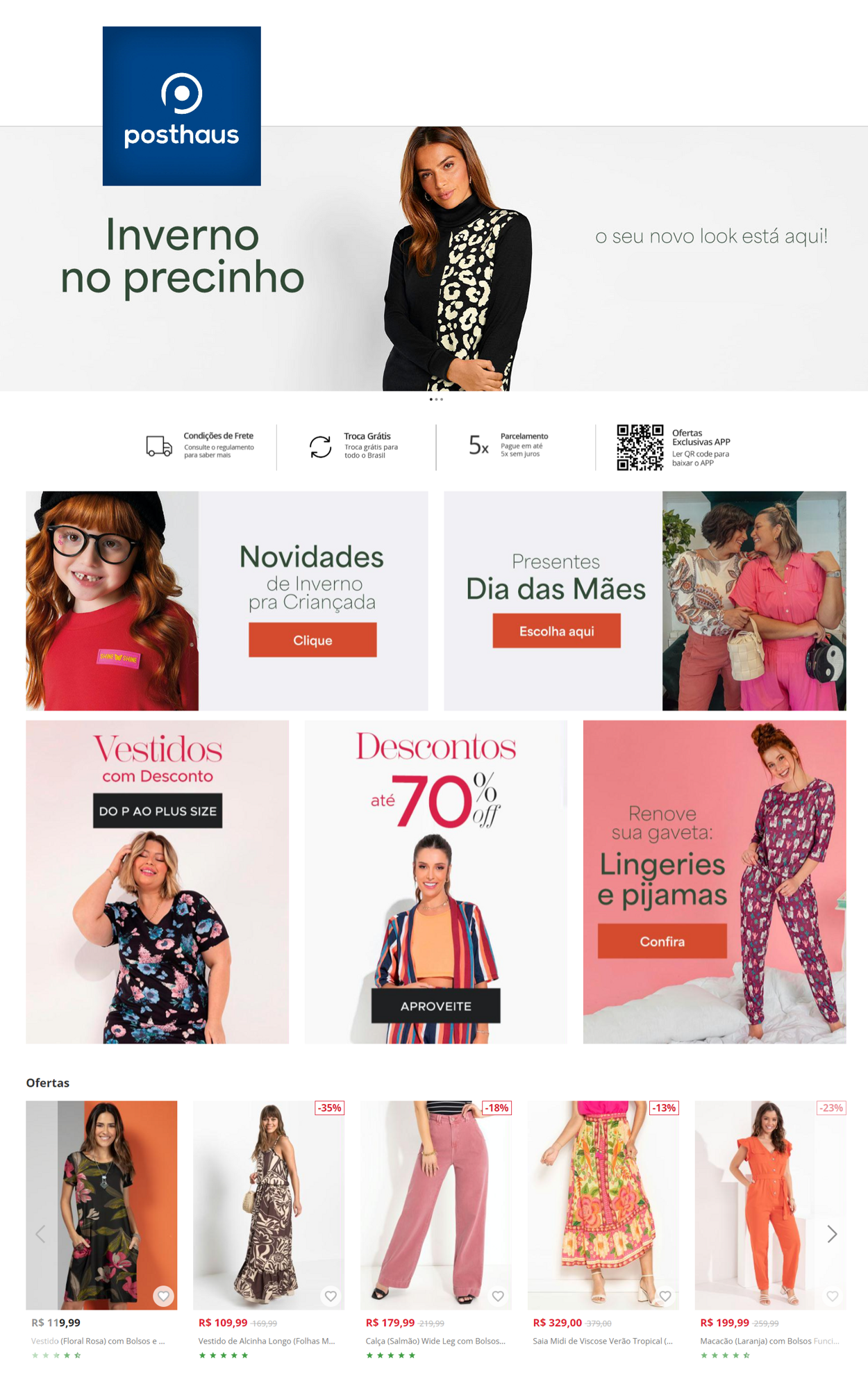 Posthaus Folhetos promocionais