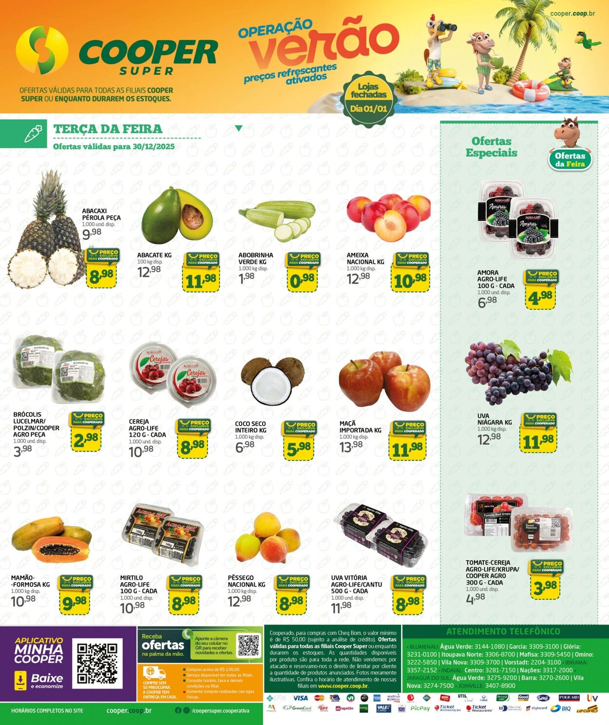 Rede Cooper Folhetos promocionais