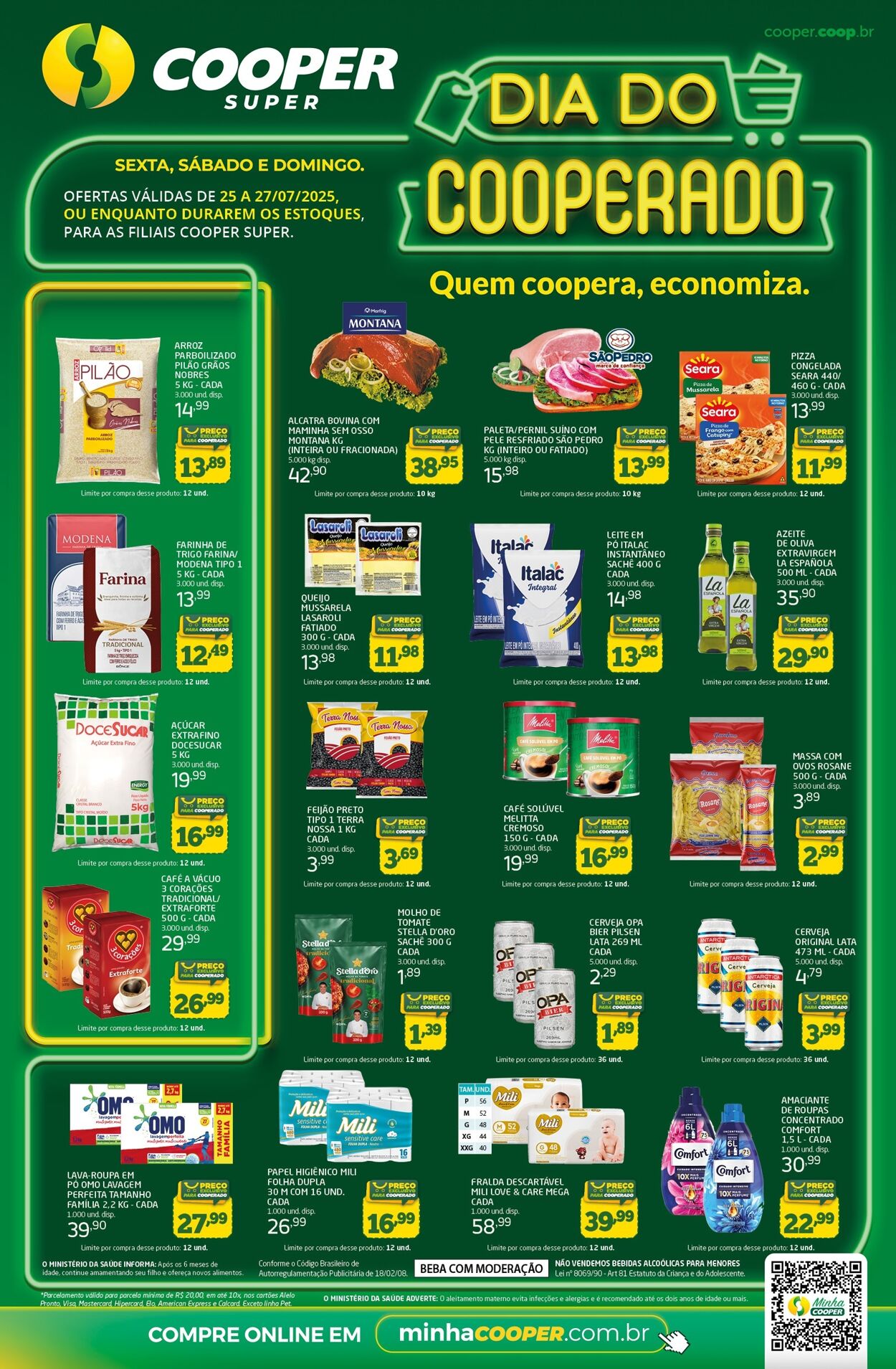 Folheto Rede Cooper 25.07.2025 - 08.08.2025