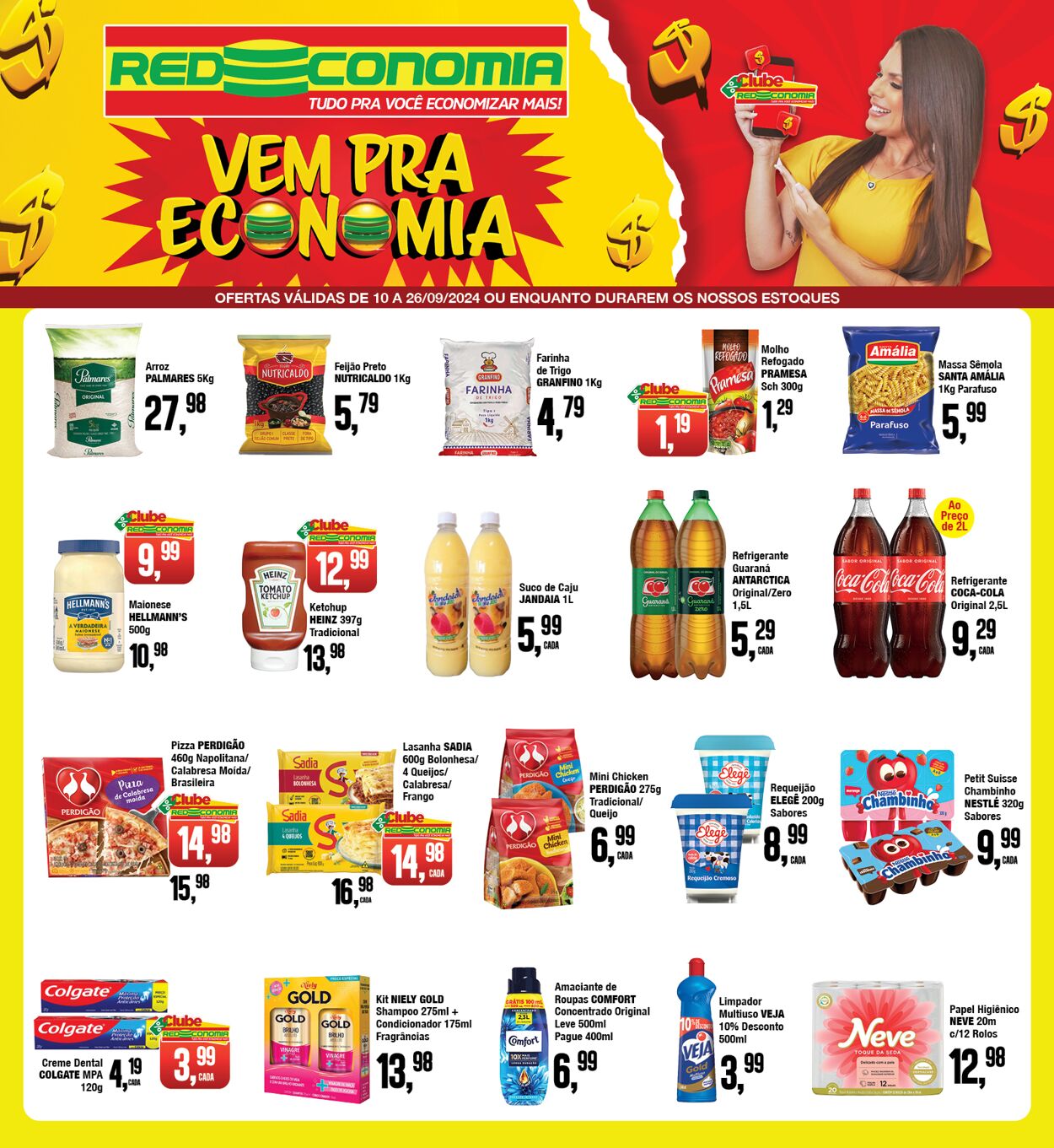 Redeconomia Folhetos promocionais