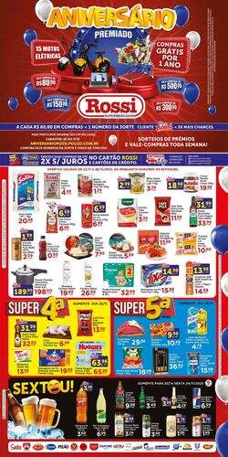 Folheto Rossi Supermercados 22.11.2023 - 28.11.2023