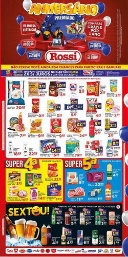 Folheto Rossi Supermercados 30.11.2023 - 05.12.2023