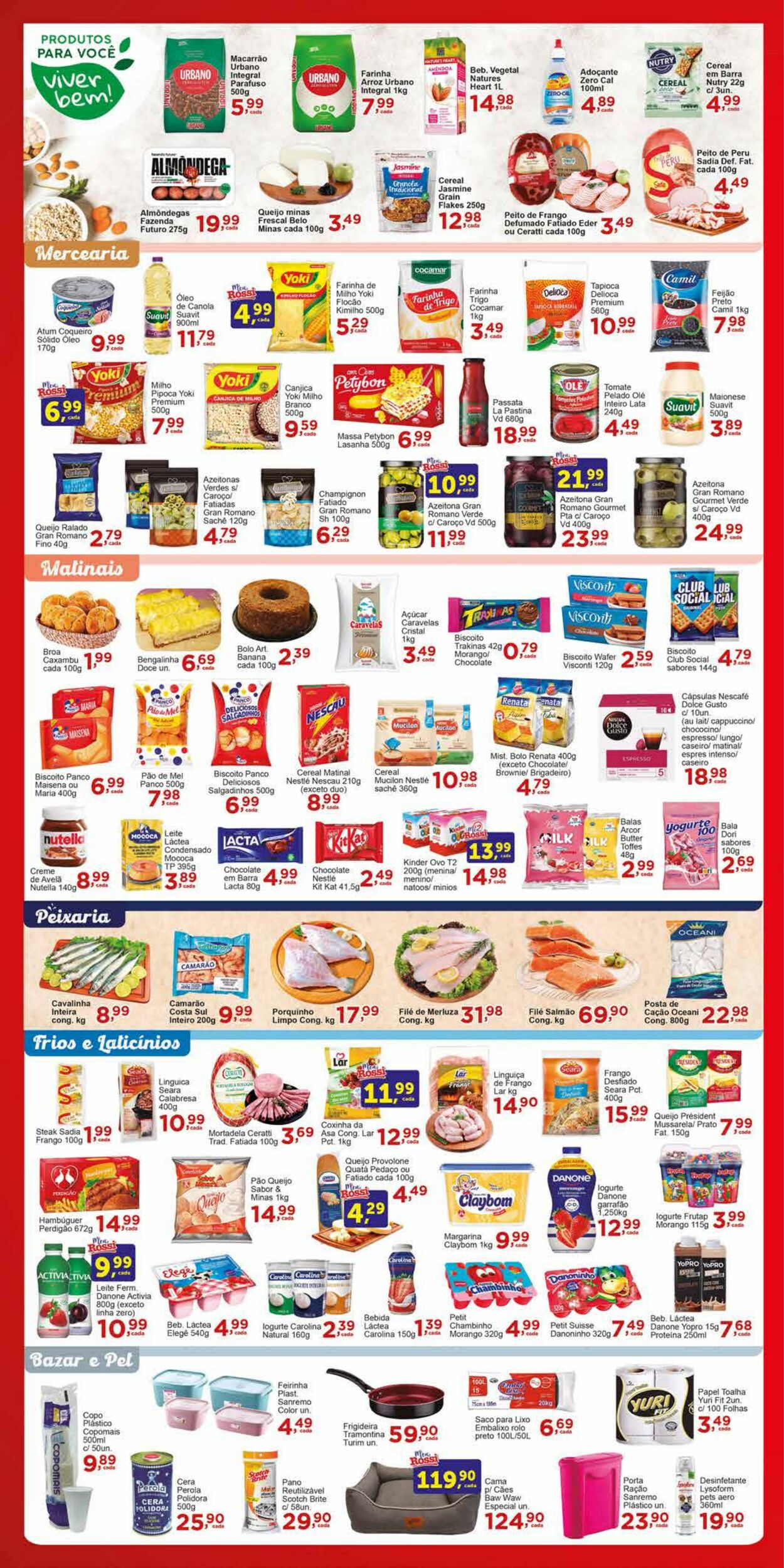 Folheto Rossi Supermercados 18.10.2023 - 24.10.2023