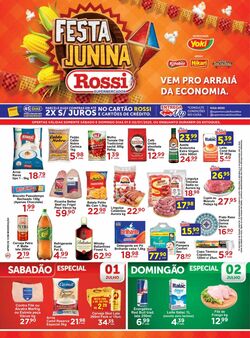 Folheto Rossi Supermercados 01.07.2023 - 02.07.2023