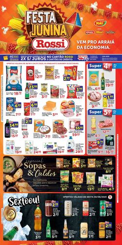 Folheto Rossi Supermercados 28.06.2023 - 04.07.2023