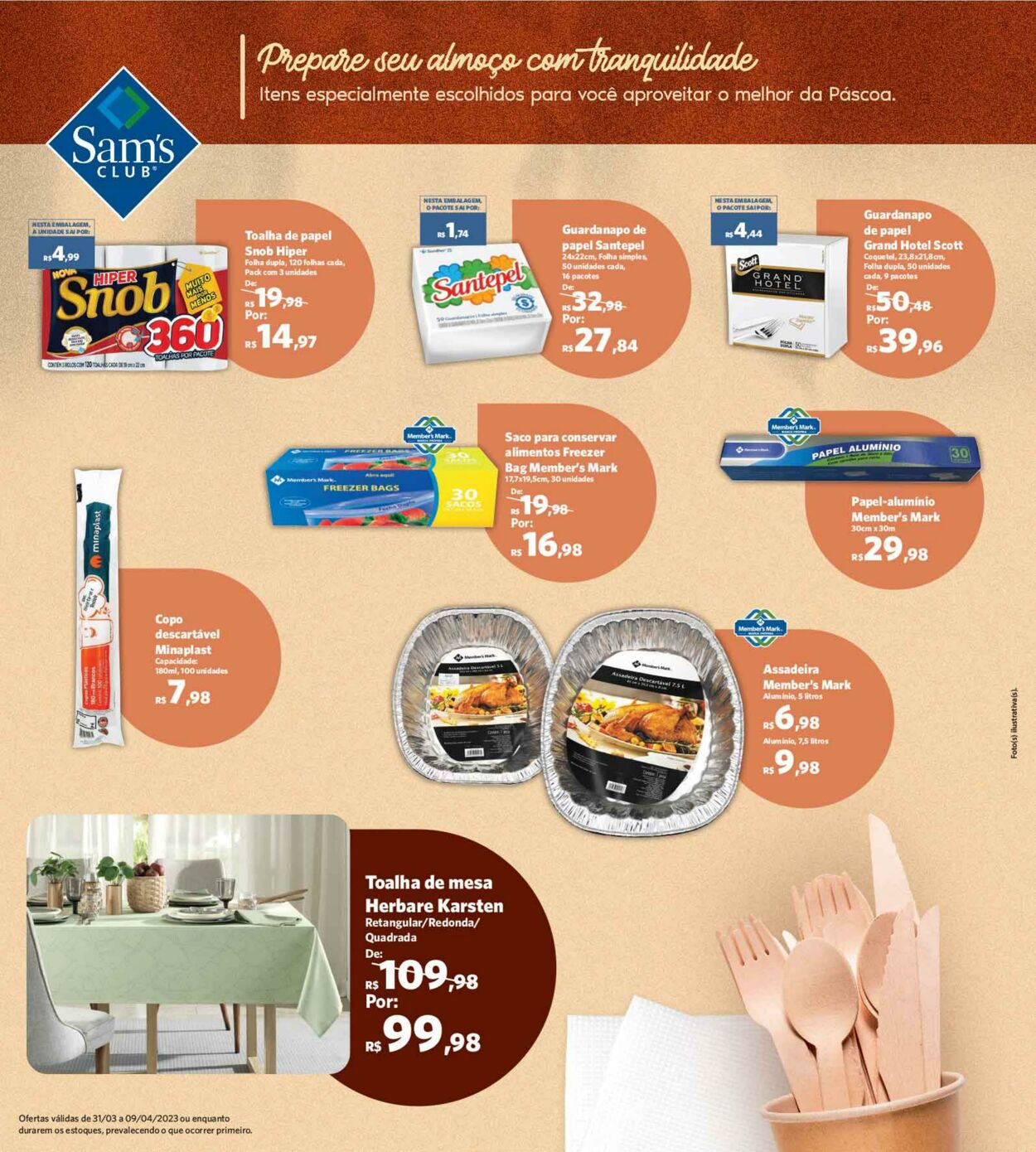 Folheto Sam's Club 31.03.2023 - 09.04.2023