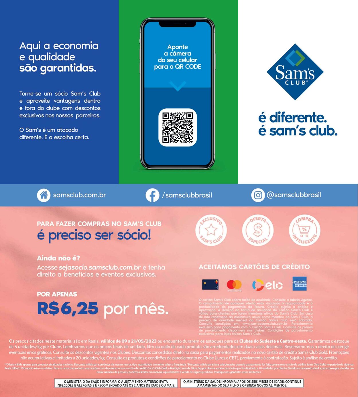 Folheto Sam's Club 09.05.2023 - 21.05.2023