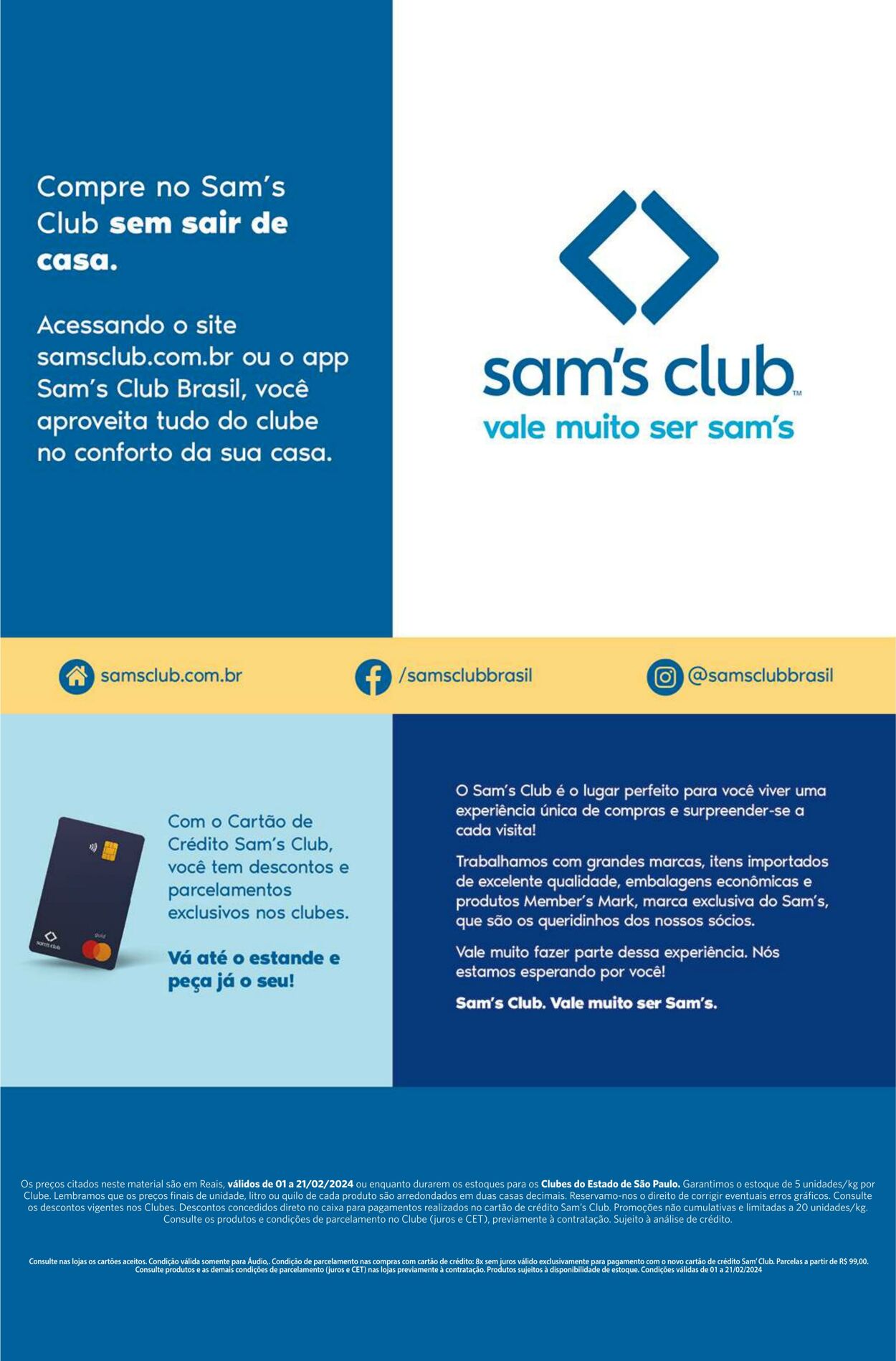 Folheto Sam's Club 01.02.2024 - 21.02.2024