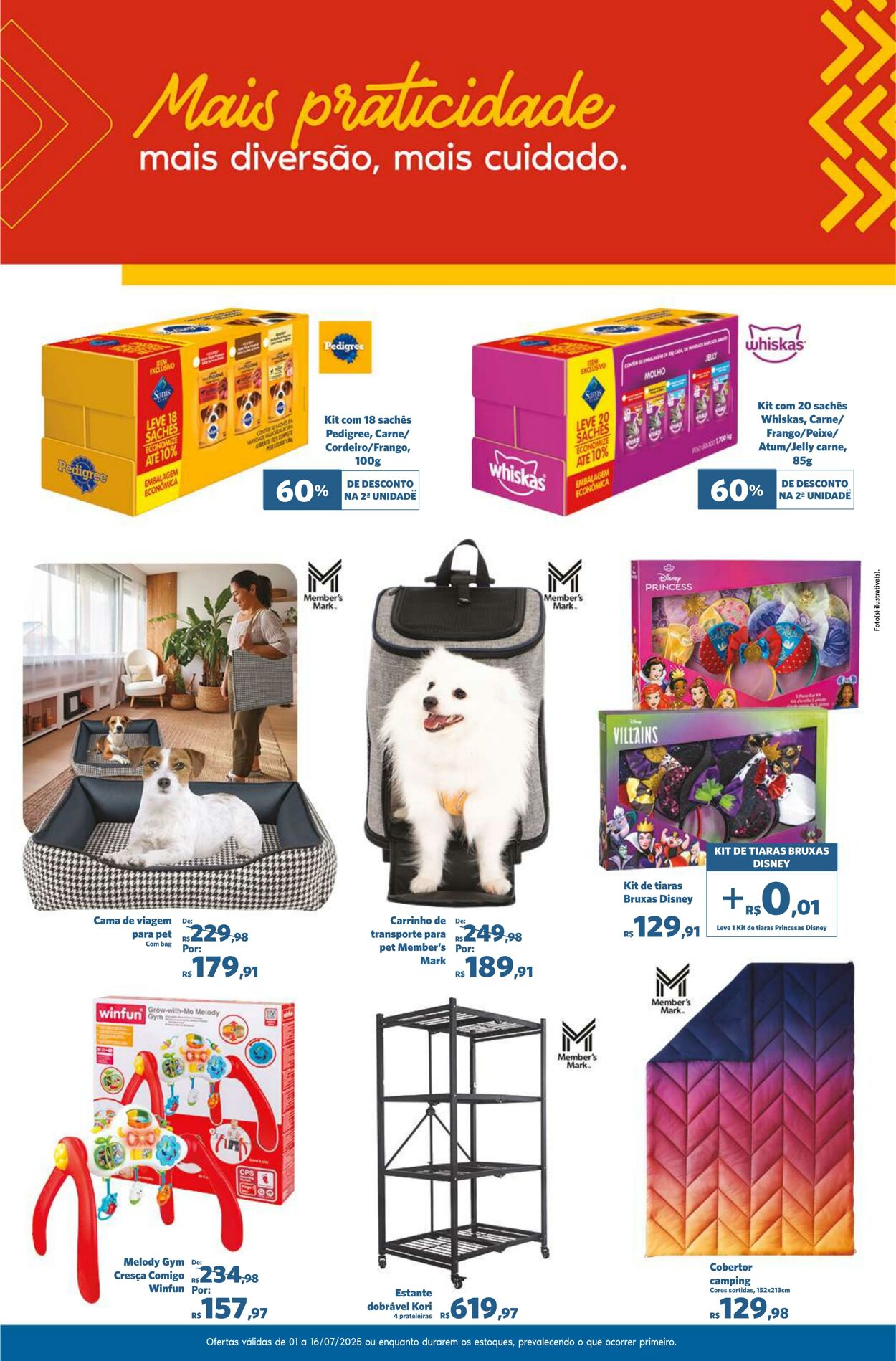 Folheto Sam's Club 01.07.2025 - 16.07.2025