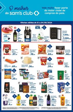 Folheto Sam's Club 01.08.2024 - 04.08.2024