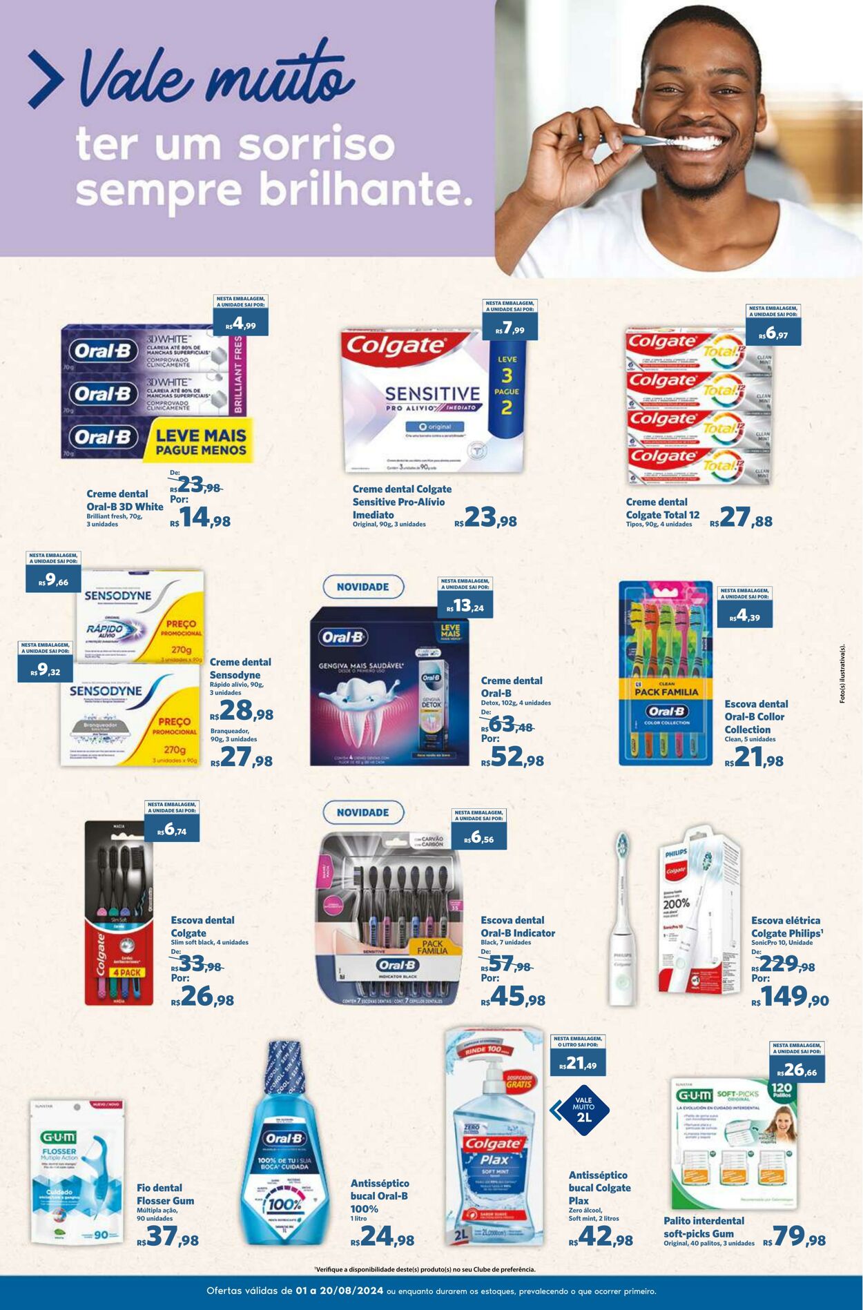 Folheto Sam's Club 01.08.2024 - 20.08.2024