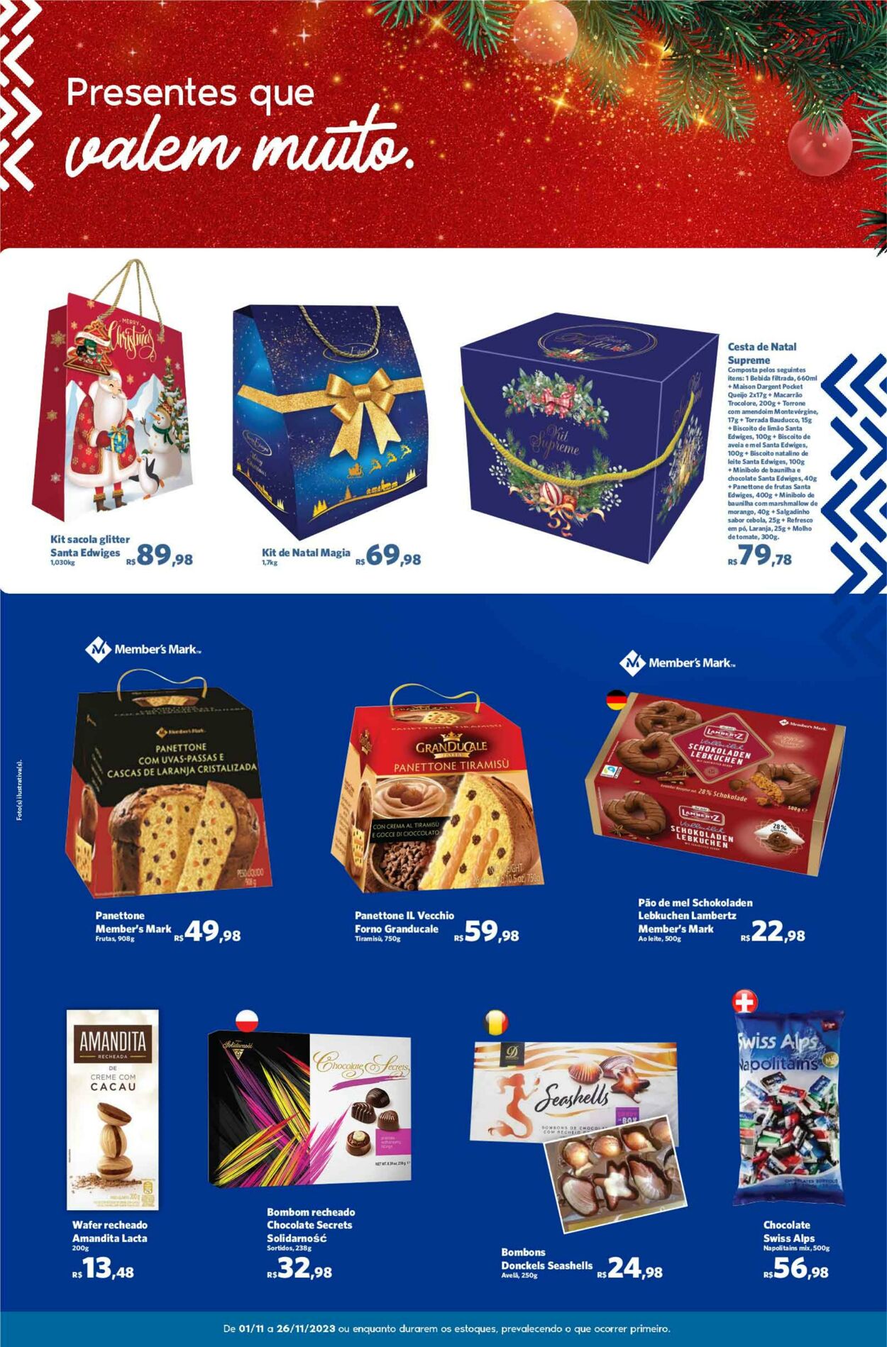 Folheto Sam's Club 01.11.2023 - 26.11.2023