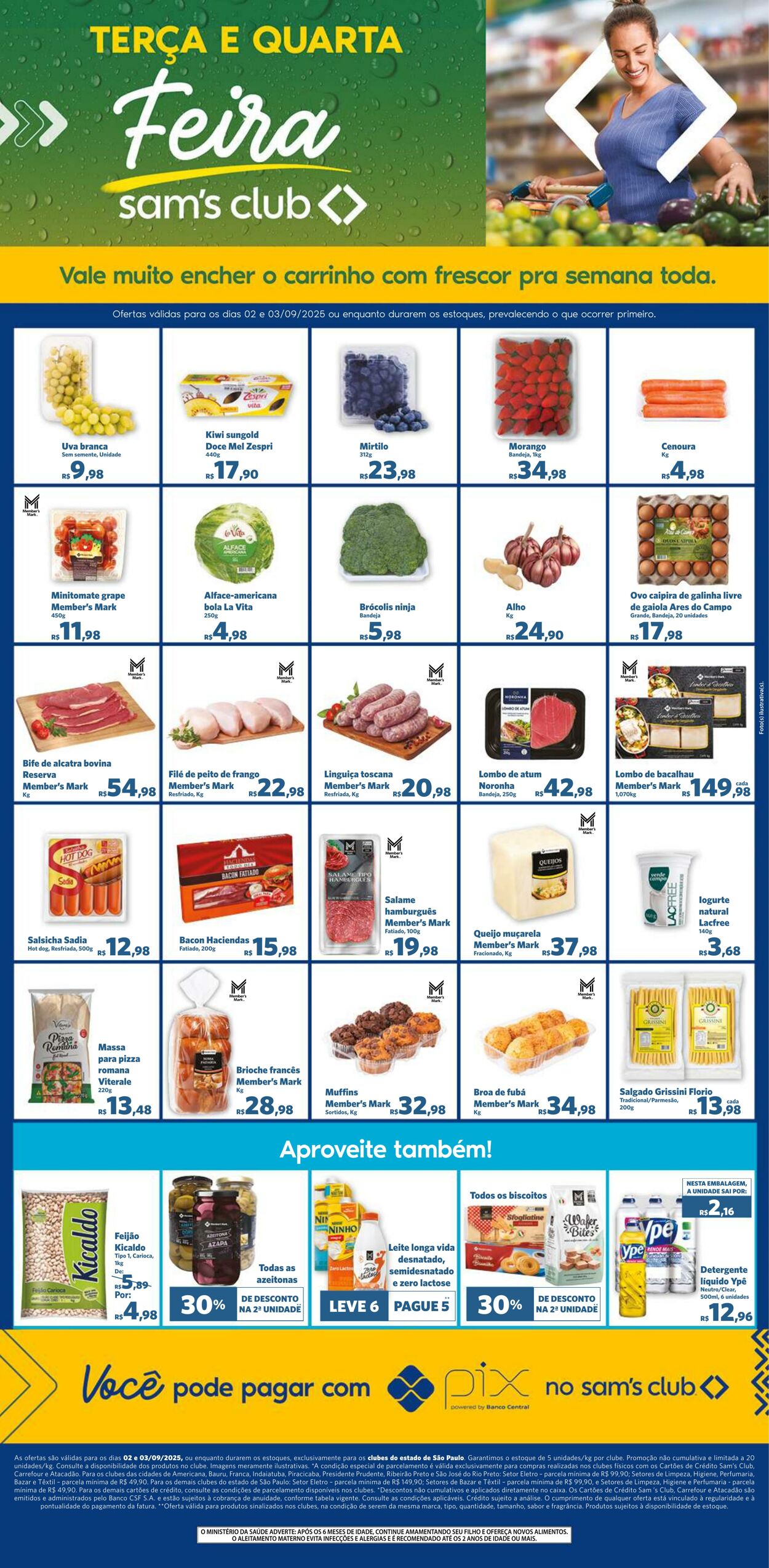 Folheto Sam's Club 02.09.2025 - 03.09.2025