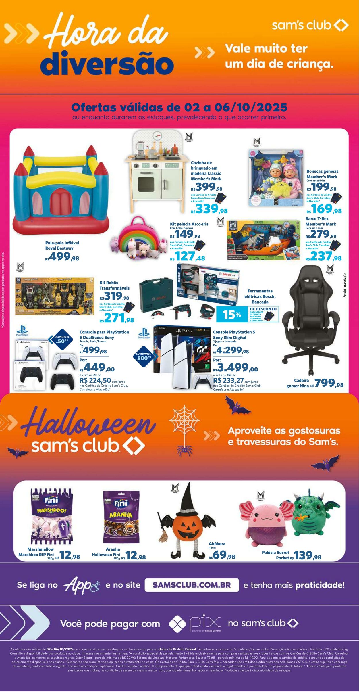 Folheto Sam's Club 02.10.2025 - 06.10.2025
