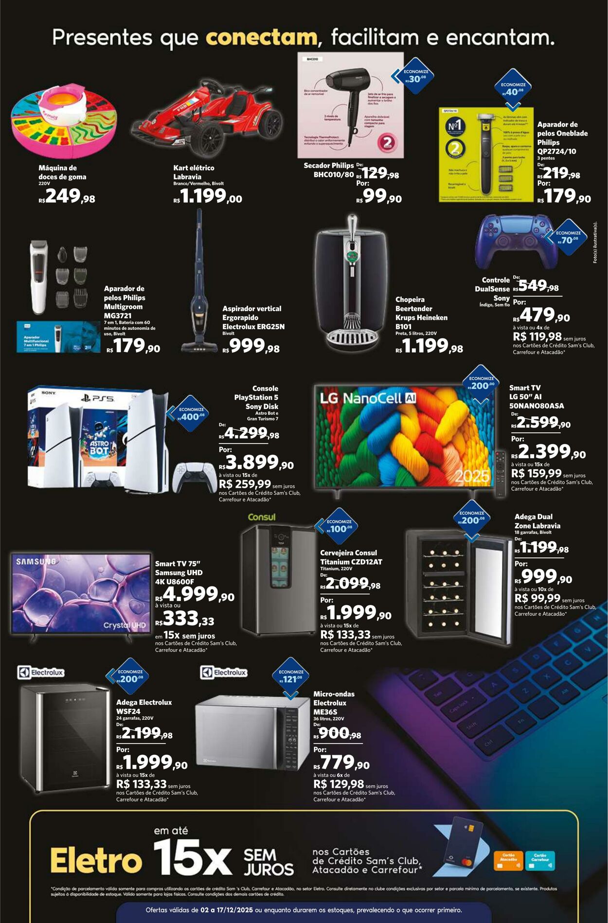 Folheto Sam's Club 02.12.2025 - 17.12.2025
