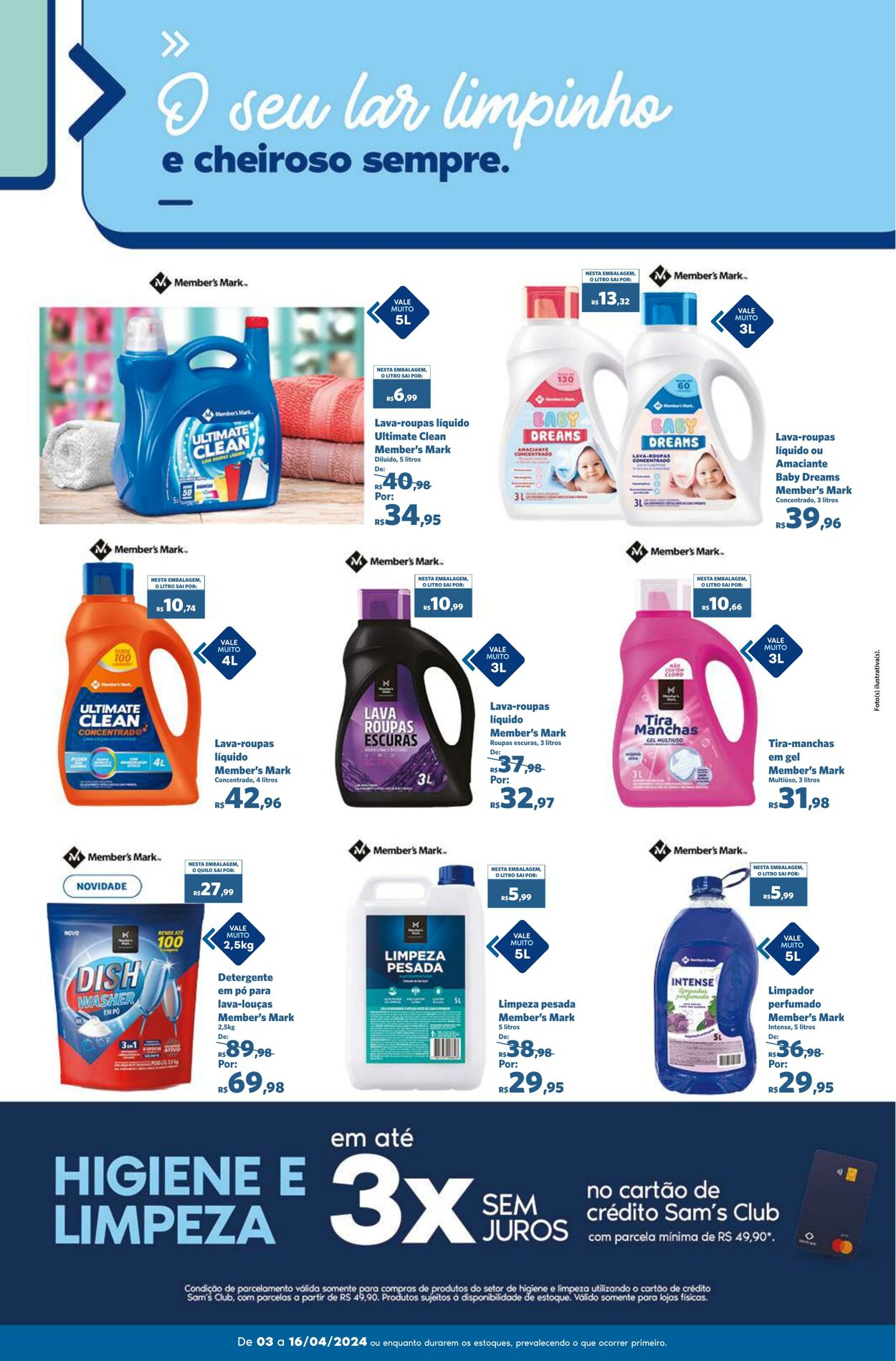 Folheto Sam's Club 03.04.2024 - 16.04.2024