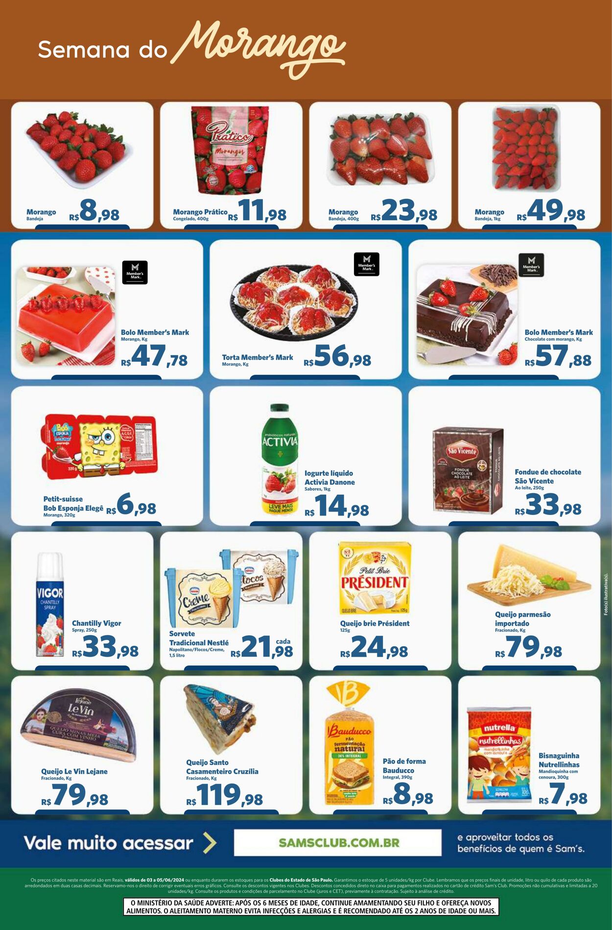 Folheto Sam's Club 03.06.2024 - 05.06.2024