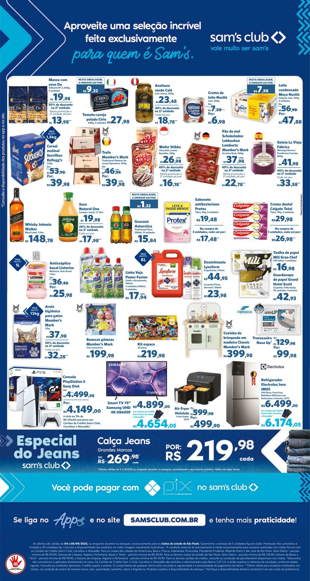Folheto Sam's Club 04.09.2025 - 08.09.2025