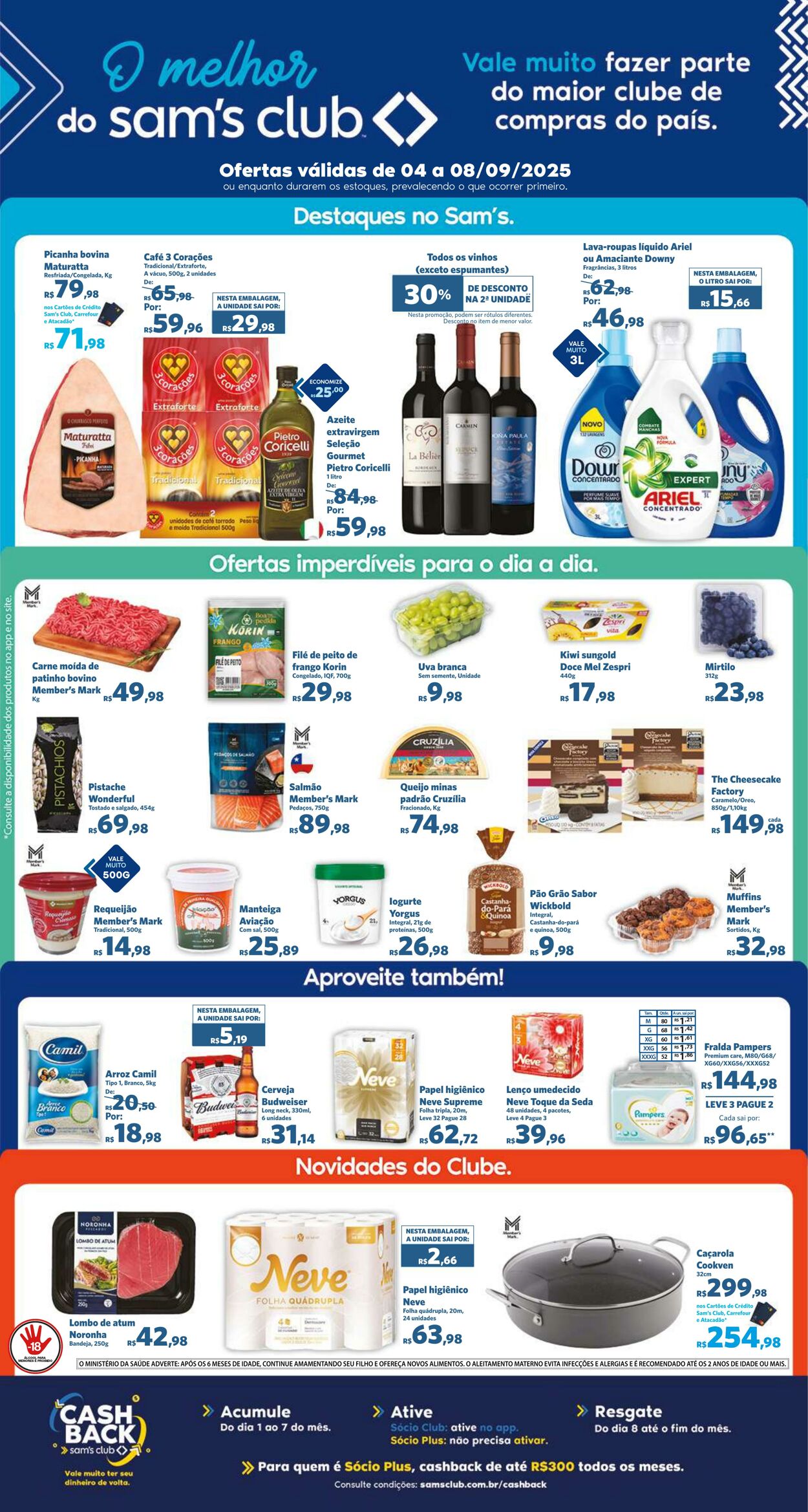 Folheto Sam's Club 04.09.2025 - 08.09.2025