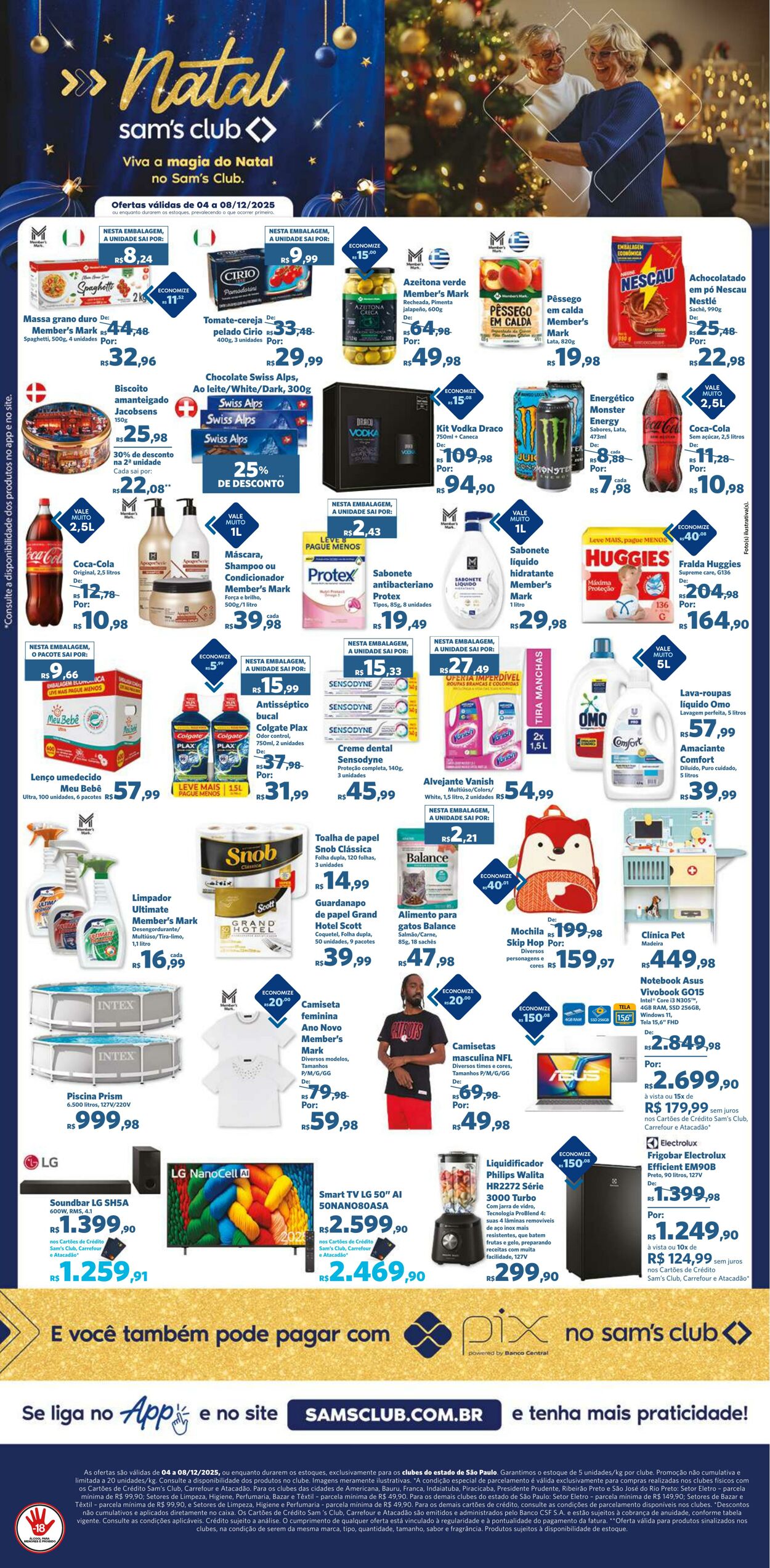 Folheto Sam's Club 04.12.2025 - 08.12.2025