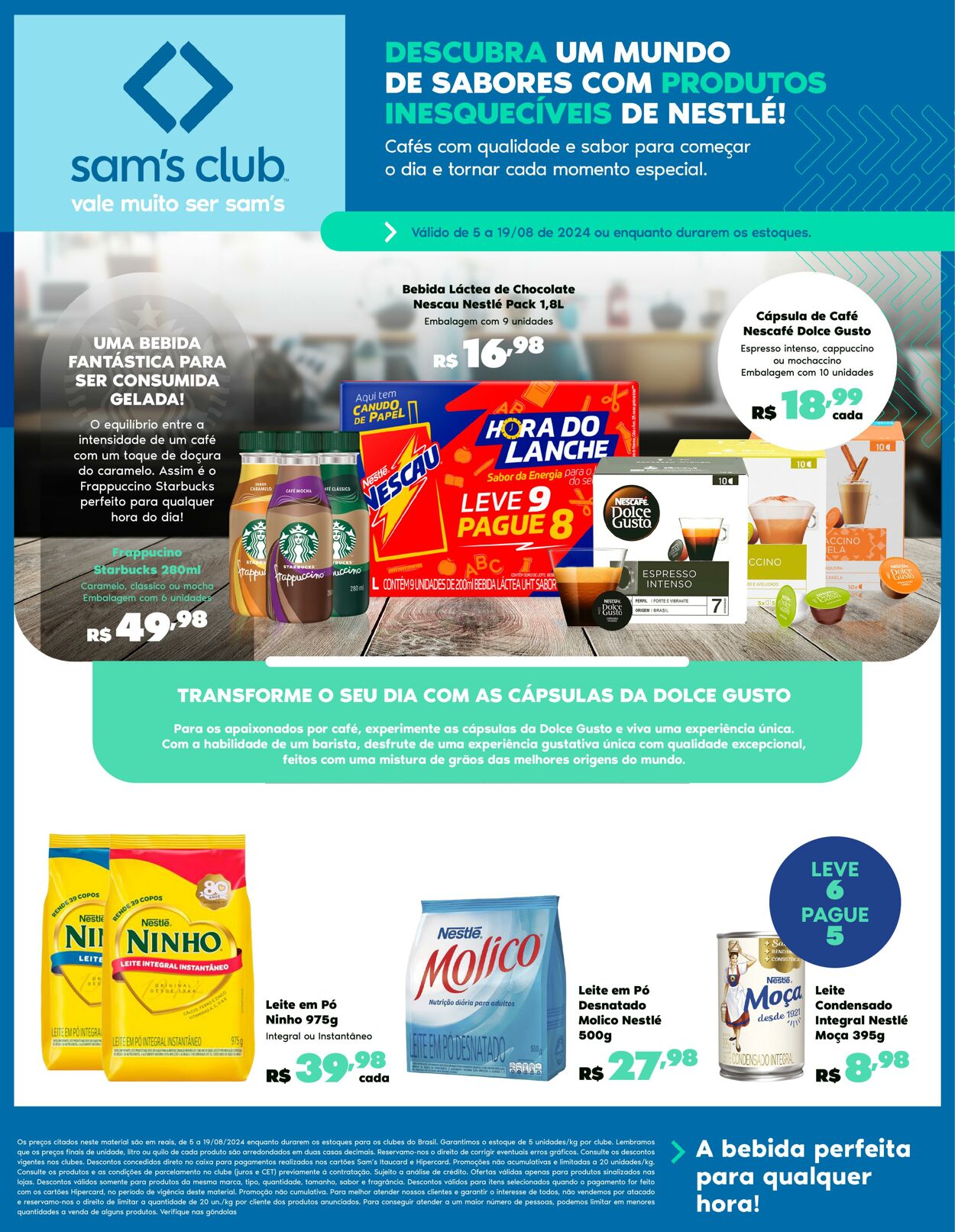 Folheto Sam's Club 05.08.2024 - 19.08.2024