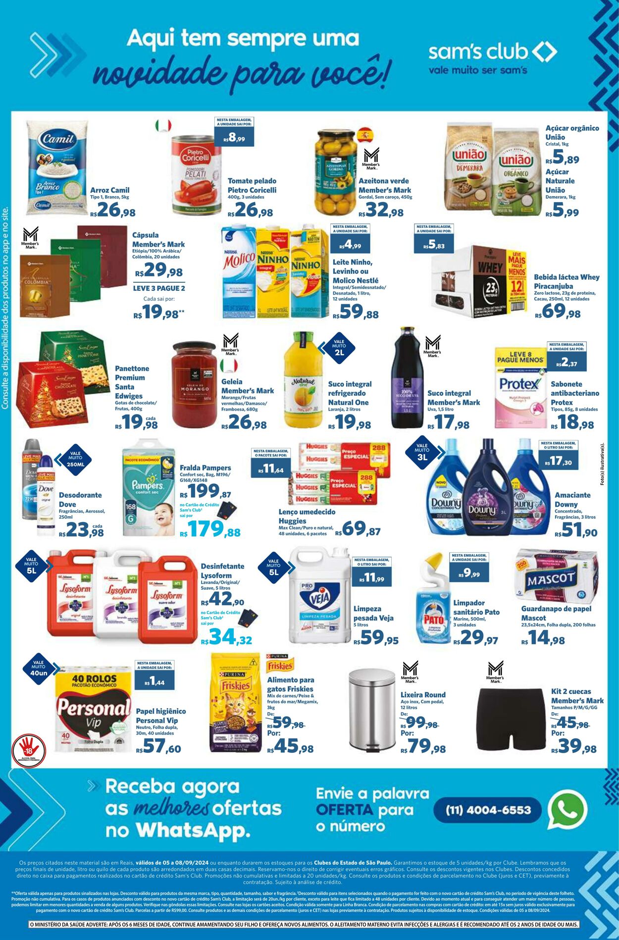 Folheto Sam's Club 05.09.2024 - 08.09.2024