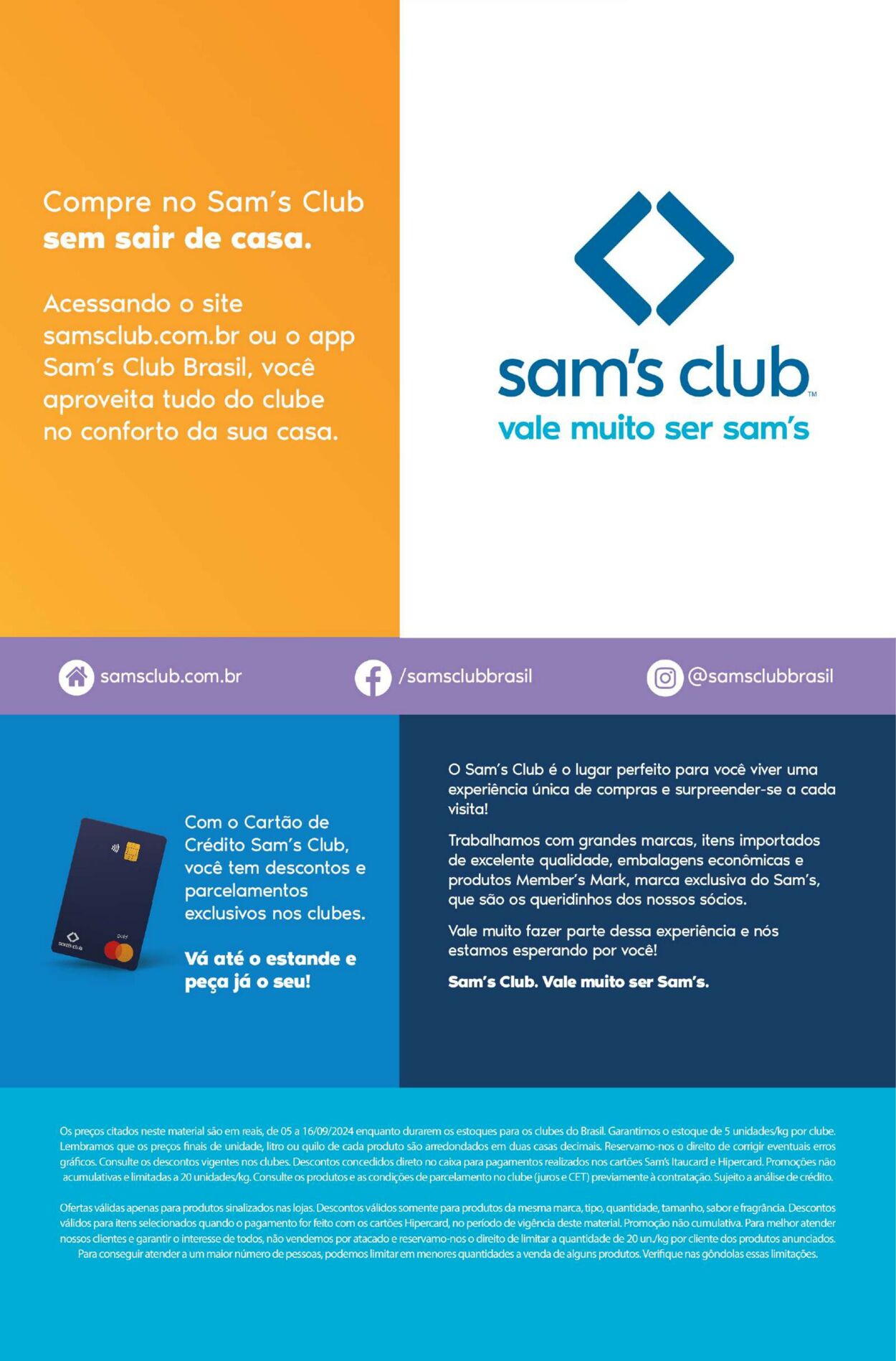 Folheto Sam's Club 05.09.2024 - 16.09.2024