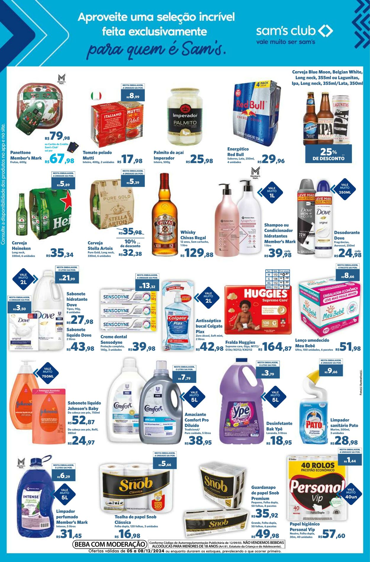 Folheto Sam's Club 05.12.2024 - 08.12.2024