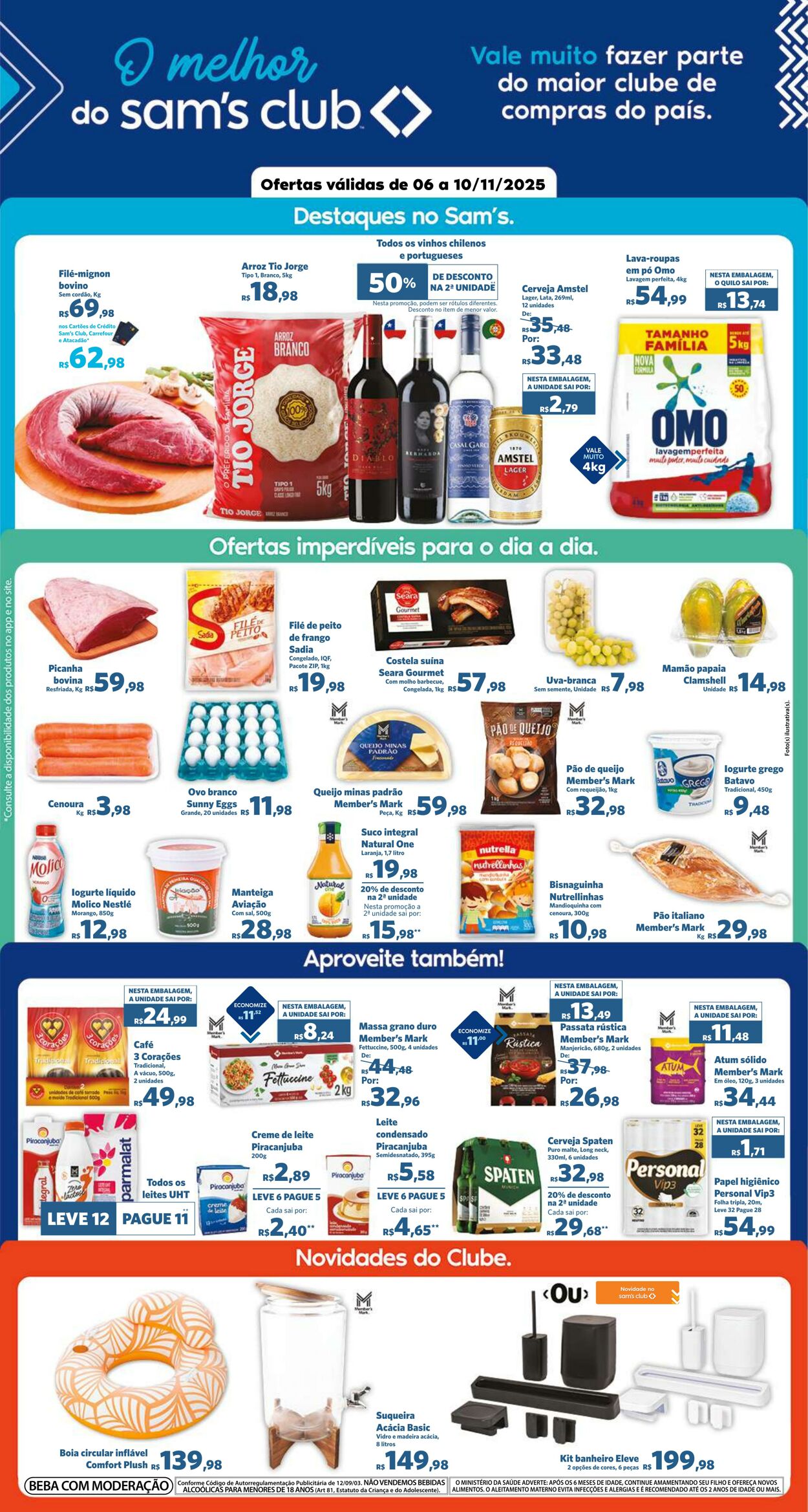 Folheto Sam's Club 06.11.2025 - 10.11.2025