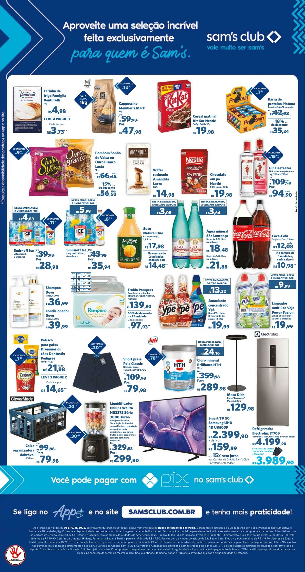 Folheto Sam's Club 06.11.2025 - 10.11.2025
