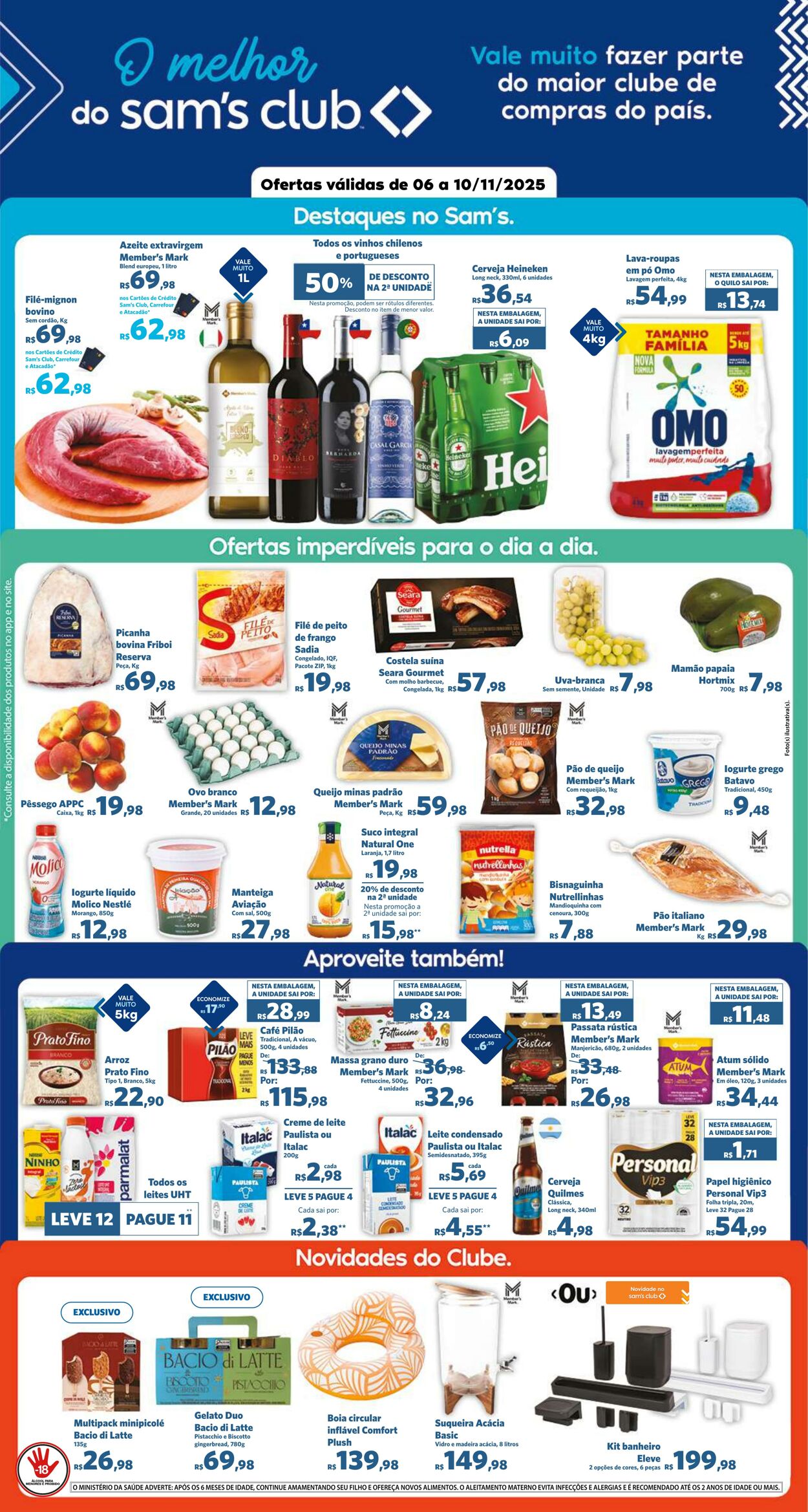 Folheto Sam's Club 06.11.2025 - 10.11.2025