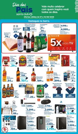 Folheto Sam's Club 07.08.2025 - 10.08.2025