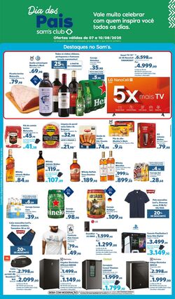 Folheto Sam's Club 07.08.2025 - 10.08.2025