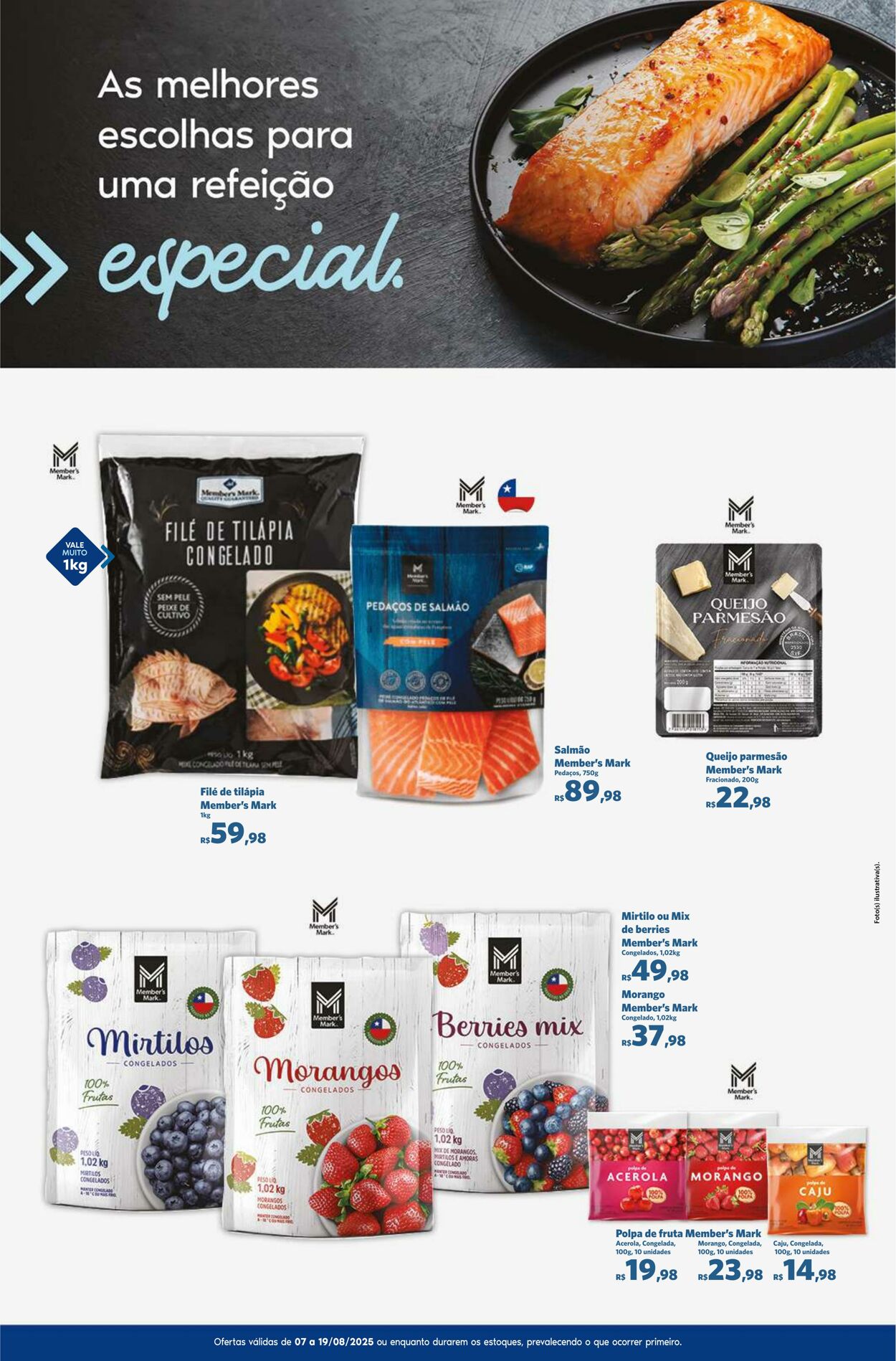 Folheto Sam's Club 07.08.2025 - 19.08.2025