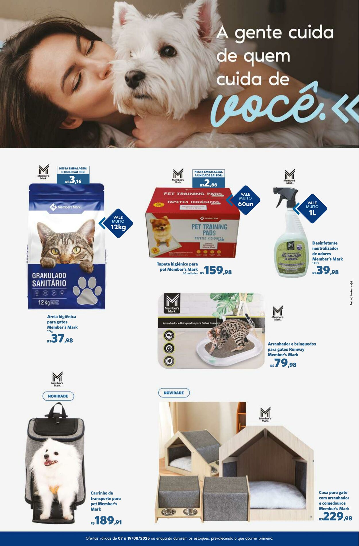 Folheto Sam's Club 07.08.2025 - 19.08.2025