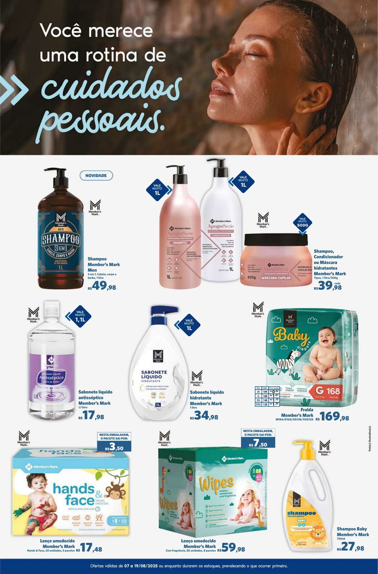 Folheto Sam's Club 07.08.2025 - 19.08.2025